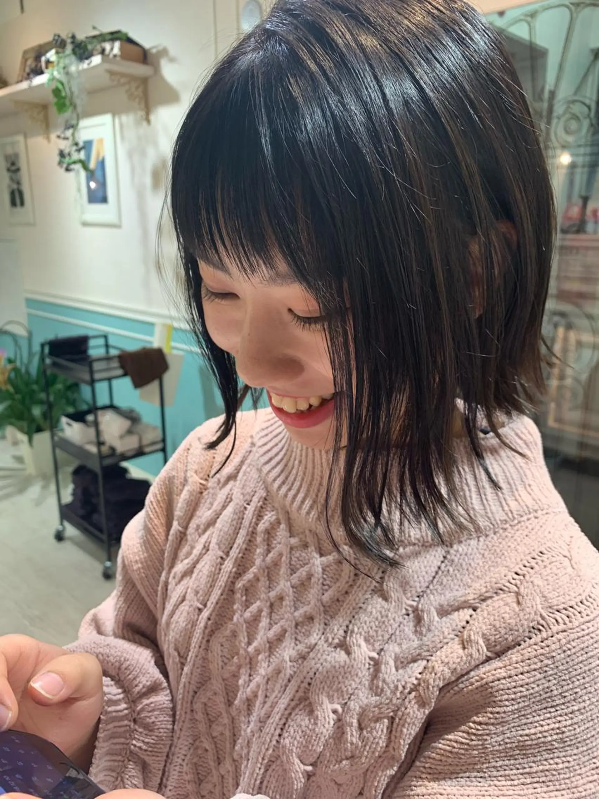 ミディアム カラー パーマ ヘアアレンジ ネイル マツエク・マツパ カット ヘアカラー トリートメント ヘアセット レイヤー&カラー 人気美容師倉崎涼のヘアスタイル