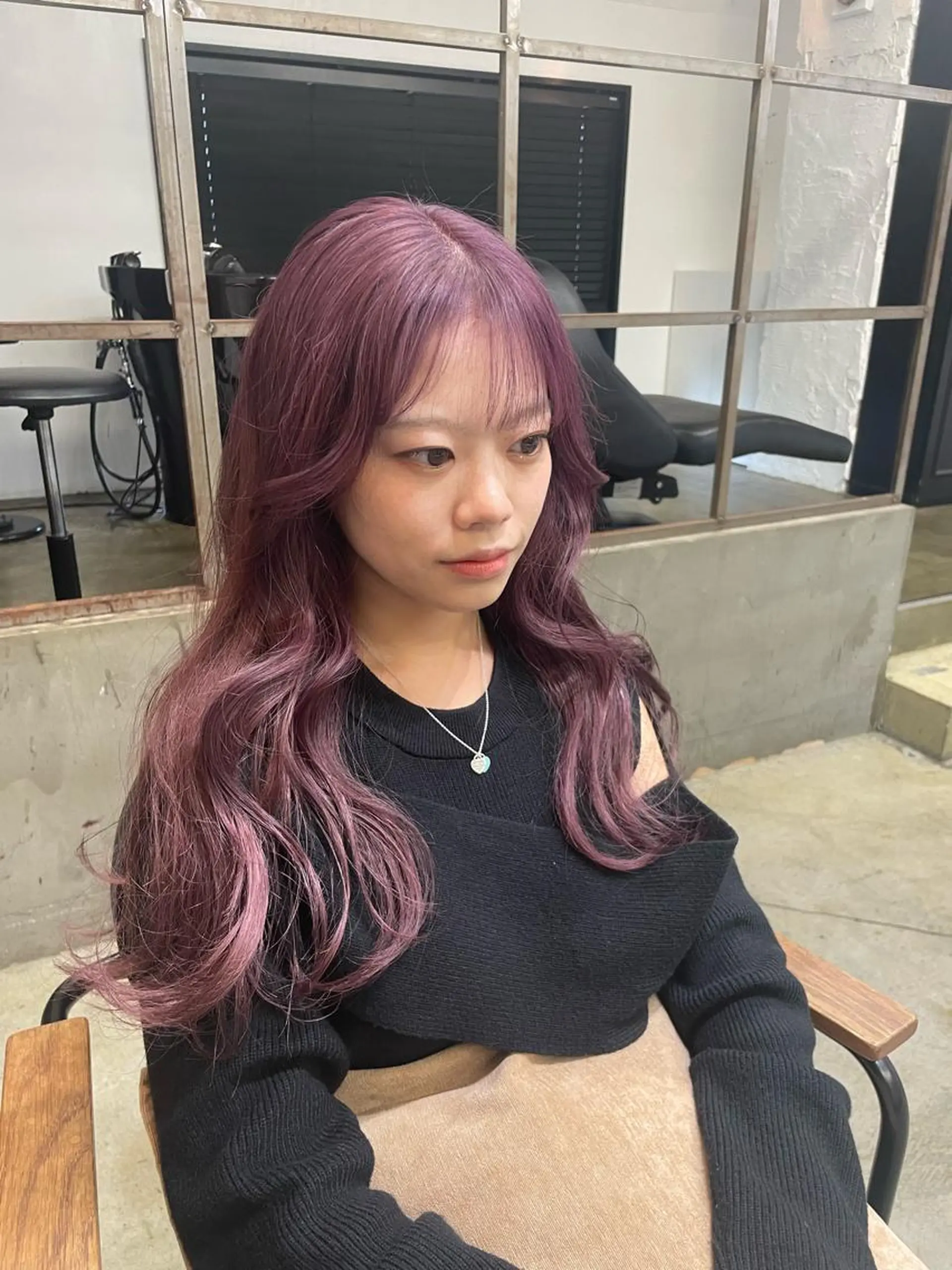 カラー ラベンダーカラー ヘアカラー トリートメント 🦄垢抜けボブ特化× 暖色カラー未来🦄のヘアスタイル