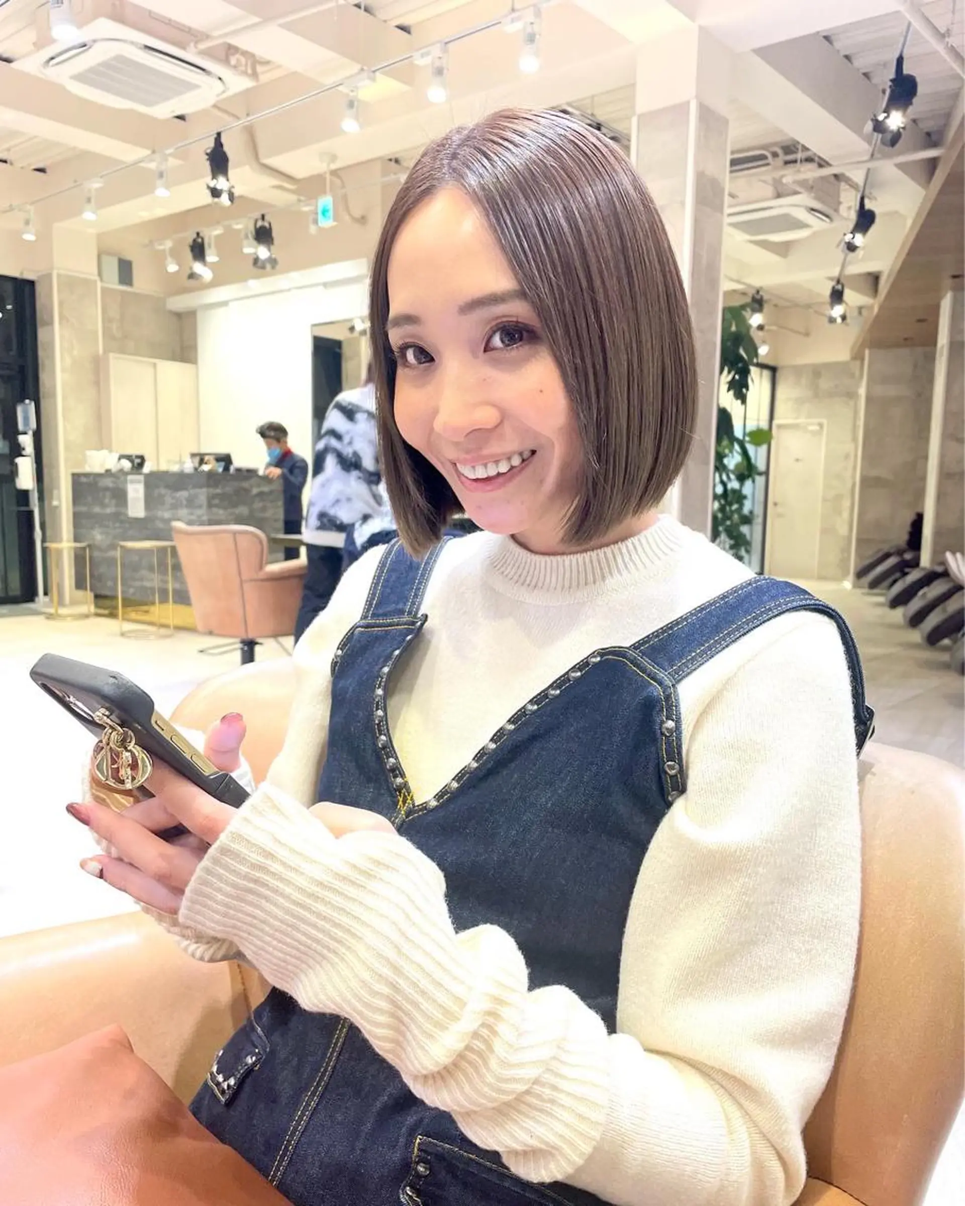 ショート カラー ヘアアレンジ GRAND OMOTESANDOのヘアスタイル