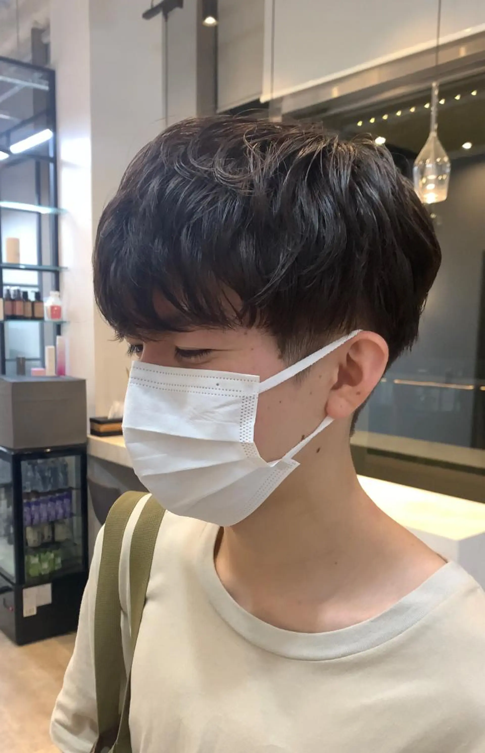 パーマ メンズ カット パーマ 韓国レイヤー✨ yasuko銀座のヘアスタイル