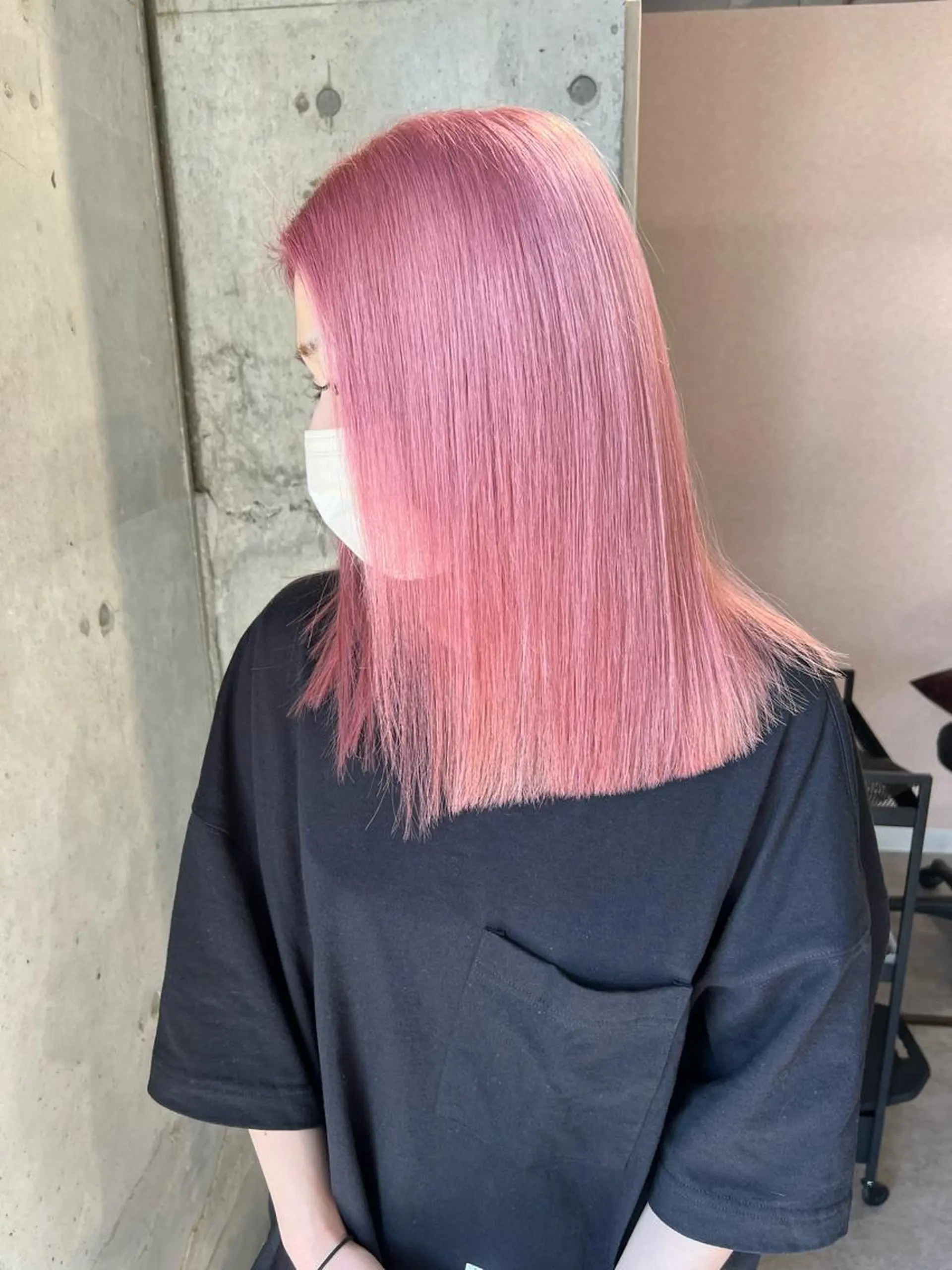 ミディアム カラー バレイヤージュ ブリーチ ケアブリーチ ハイライトカラー インナーカラー ヘアカラー トリートメント lani 天神大名/ブリーチのヘアスタイル