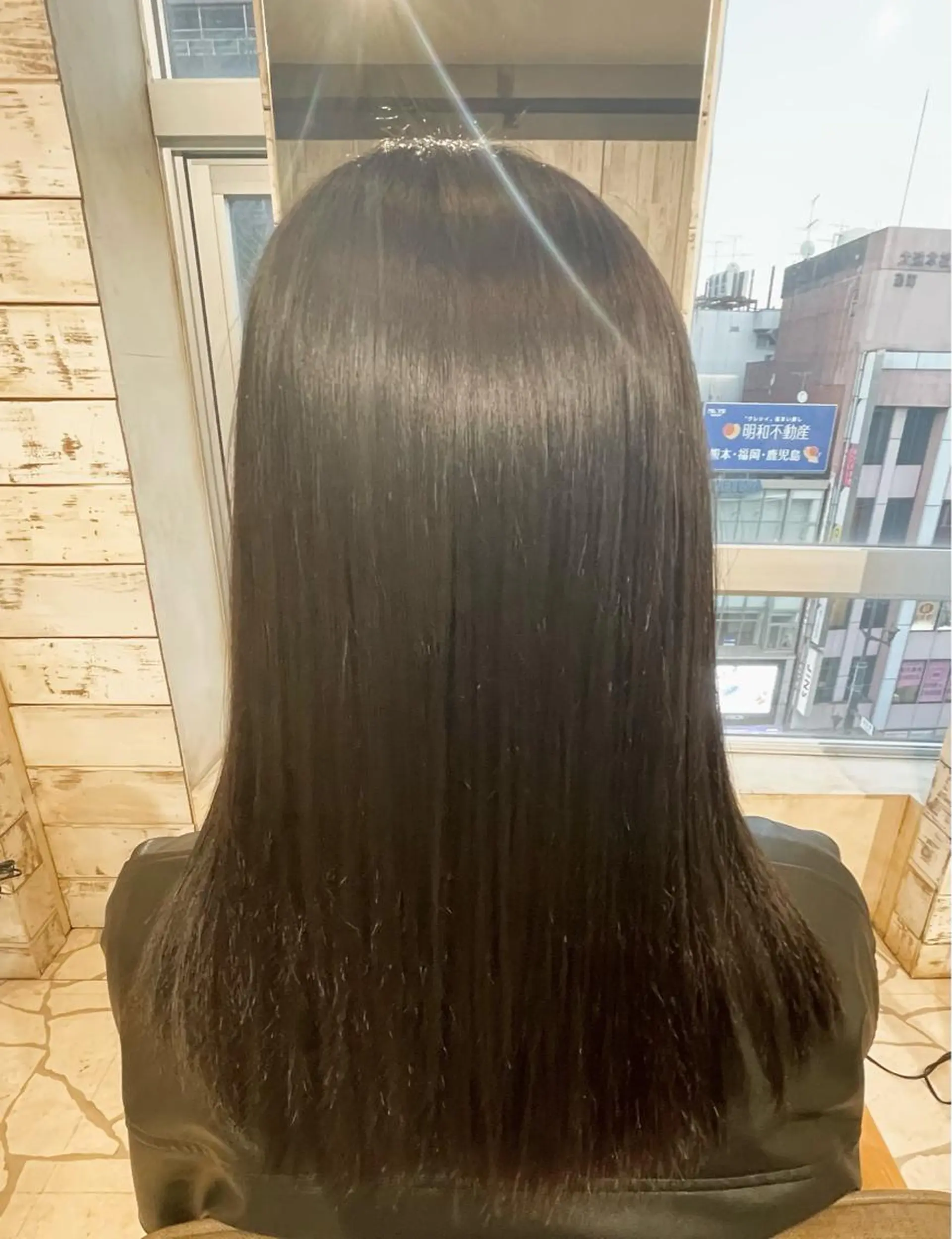 ミディアム パーマ 縮毛矯正 スリールヘアー所属・🖤nako/艶髪/ 透明感カラー🖤のヘアスタイル