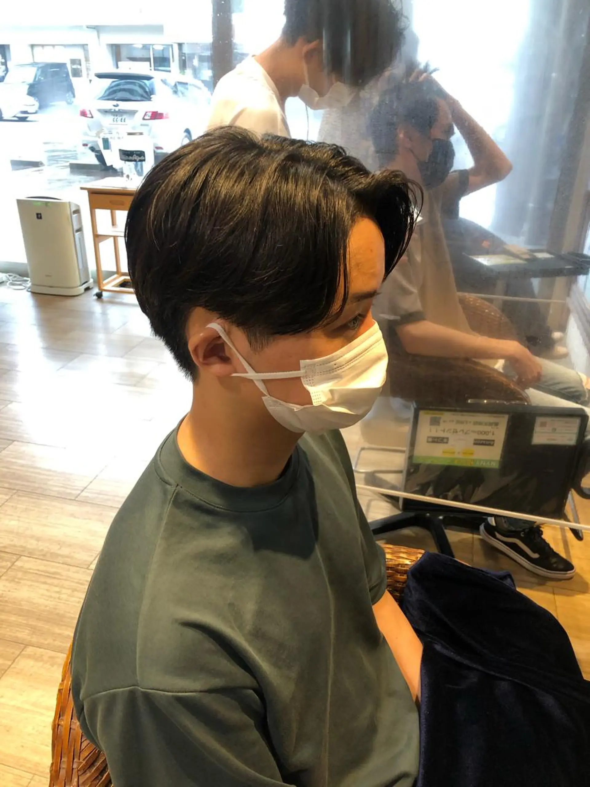 ショート パーマ メンズ センターパート メンズパーマ ニュアンスパーマ メンズパーマ/ スパイキー/神田正紀のヘアスタイル