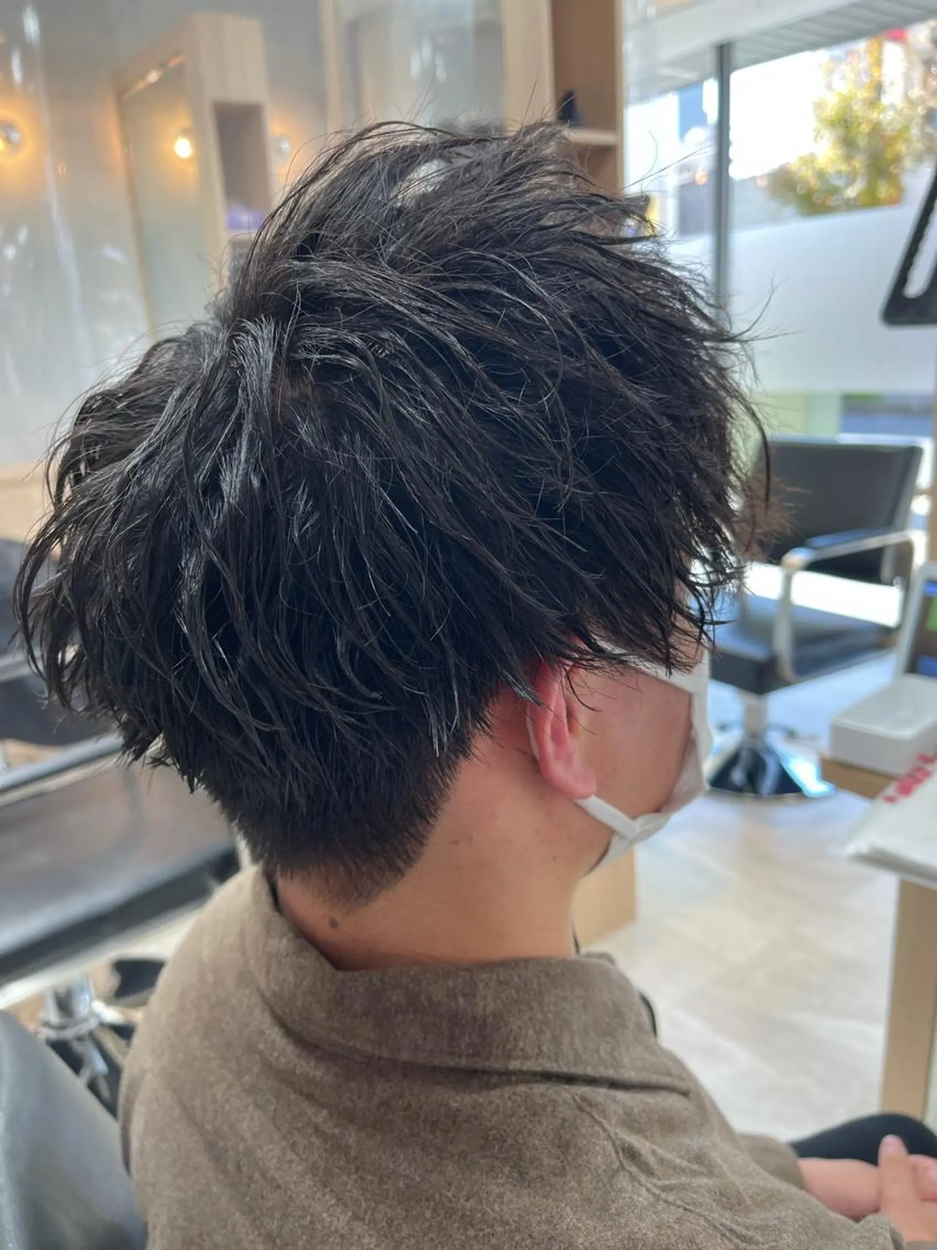 ショート パーマ メンズ 🫧似合わせカット 立川TOSHIKIのヘアスタイル
