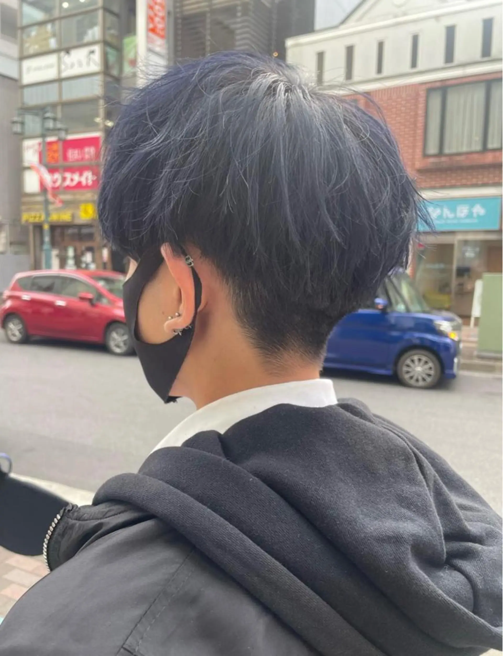 ショート カラー メンズ メンズブリーチ メンズハイトーン メンズインナーカラー メンズパーマ 学生（メンズ向け） 酸性ストレート 🤍🎀honokaのヘアスタイル