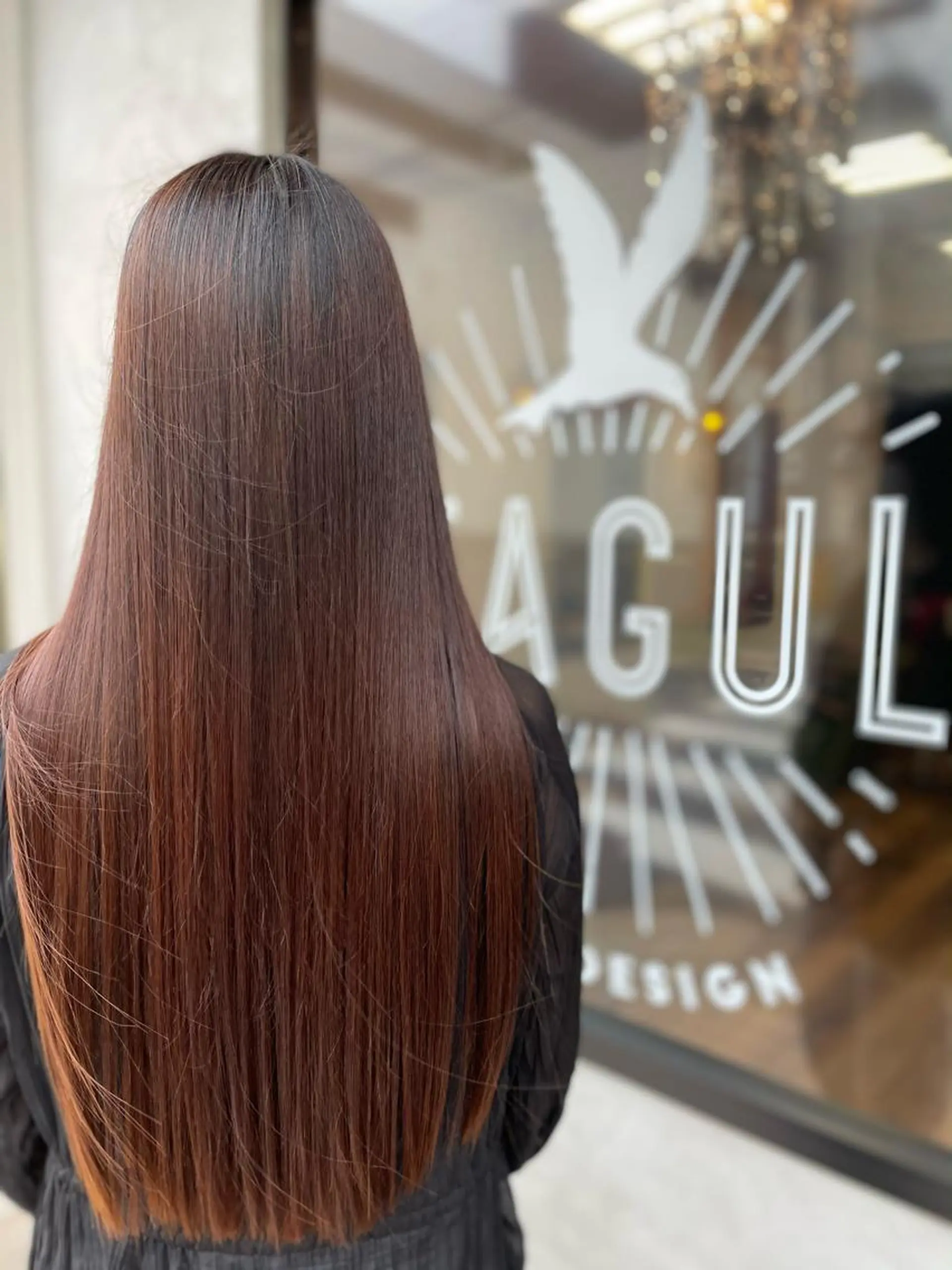 ロング 縮毛矯正 トリートメント SEAGULLIII 本通店のヘアスタイル