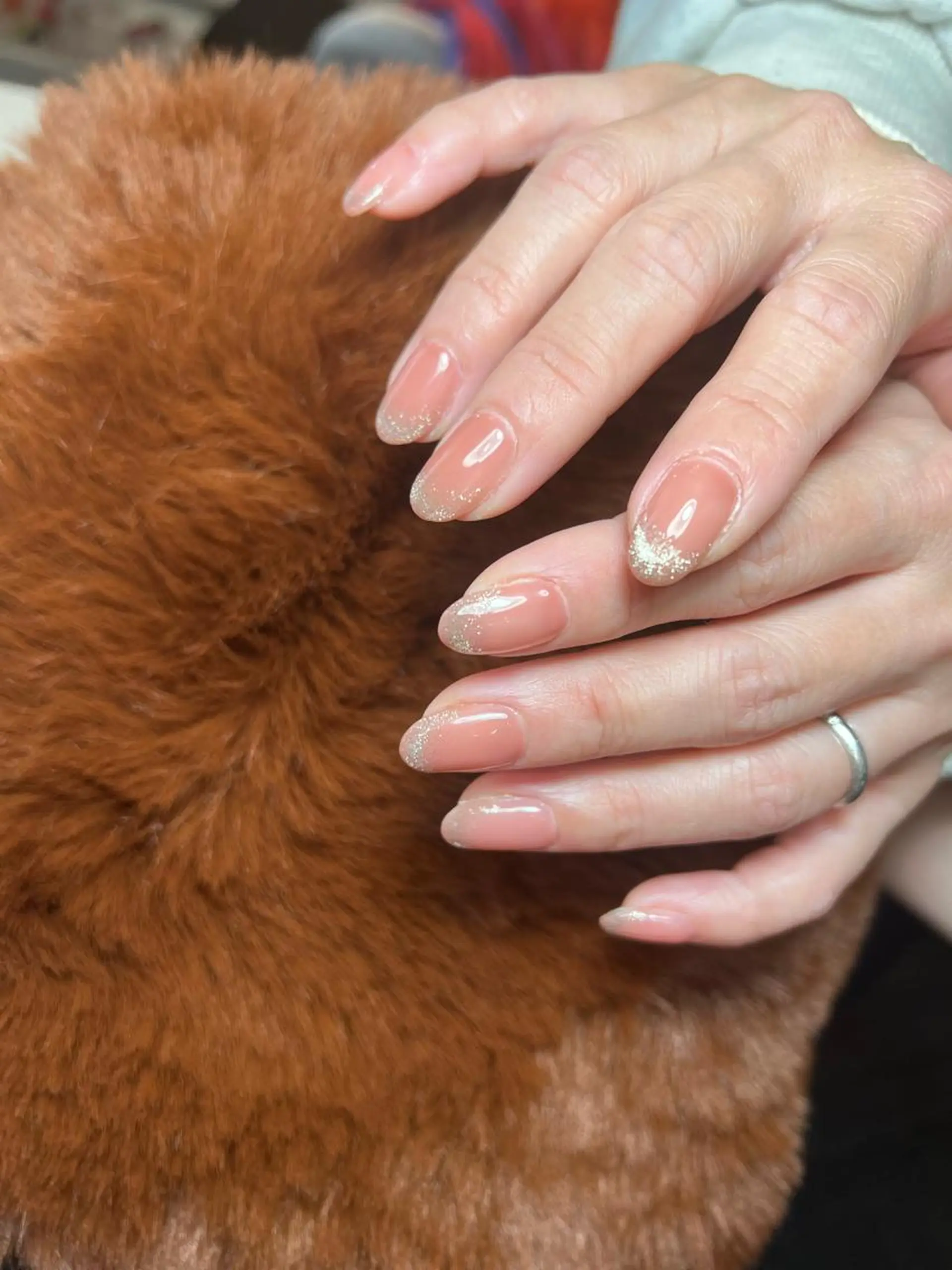 ネイル フレンチネイル マグネットネイル マグネットフレンチ 春ネイル Nail Salon&School REPLENDA所属・REPLENDA/ azusa(石井梓)のネイルデザイン