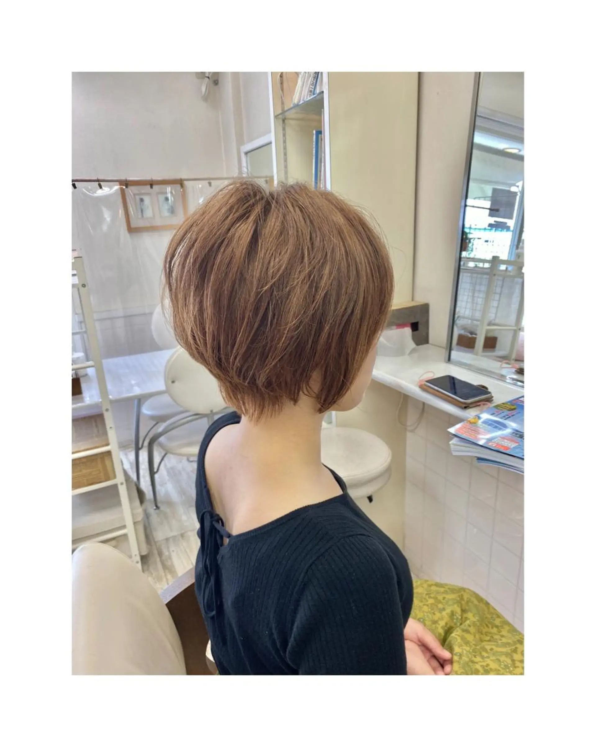 ショート カラー ヘアー    アンド  フェイス  Lien所属・橋口 千裕のヘアスタイル