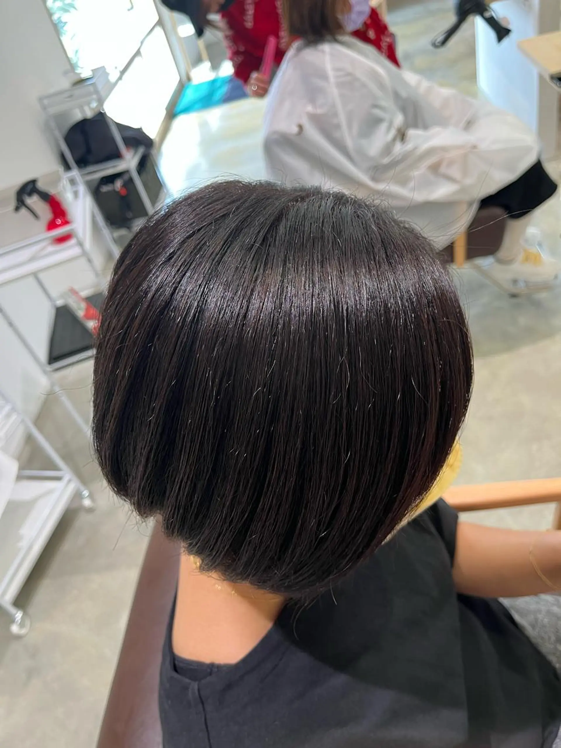 ショート アッシュ ハイライト 髪質改善 🌼あんなtrend color🌼のヘアスタイル