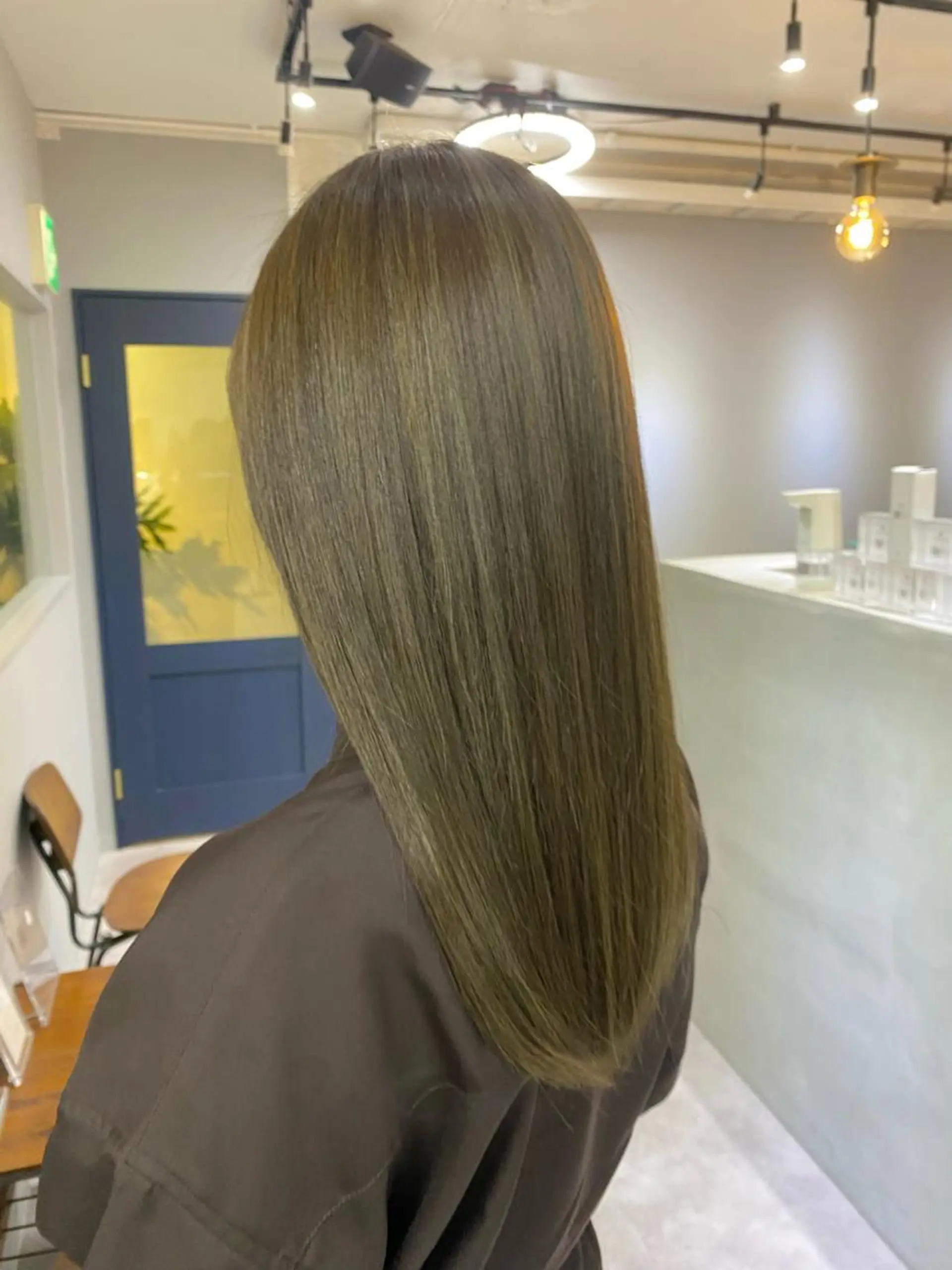 ロング ハイライト トリートメント カット トリートメント きよはらちさき🍑 柔らかカラー🌱🫧のヘアスタイル