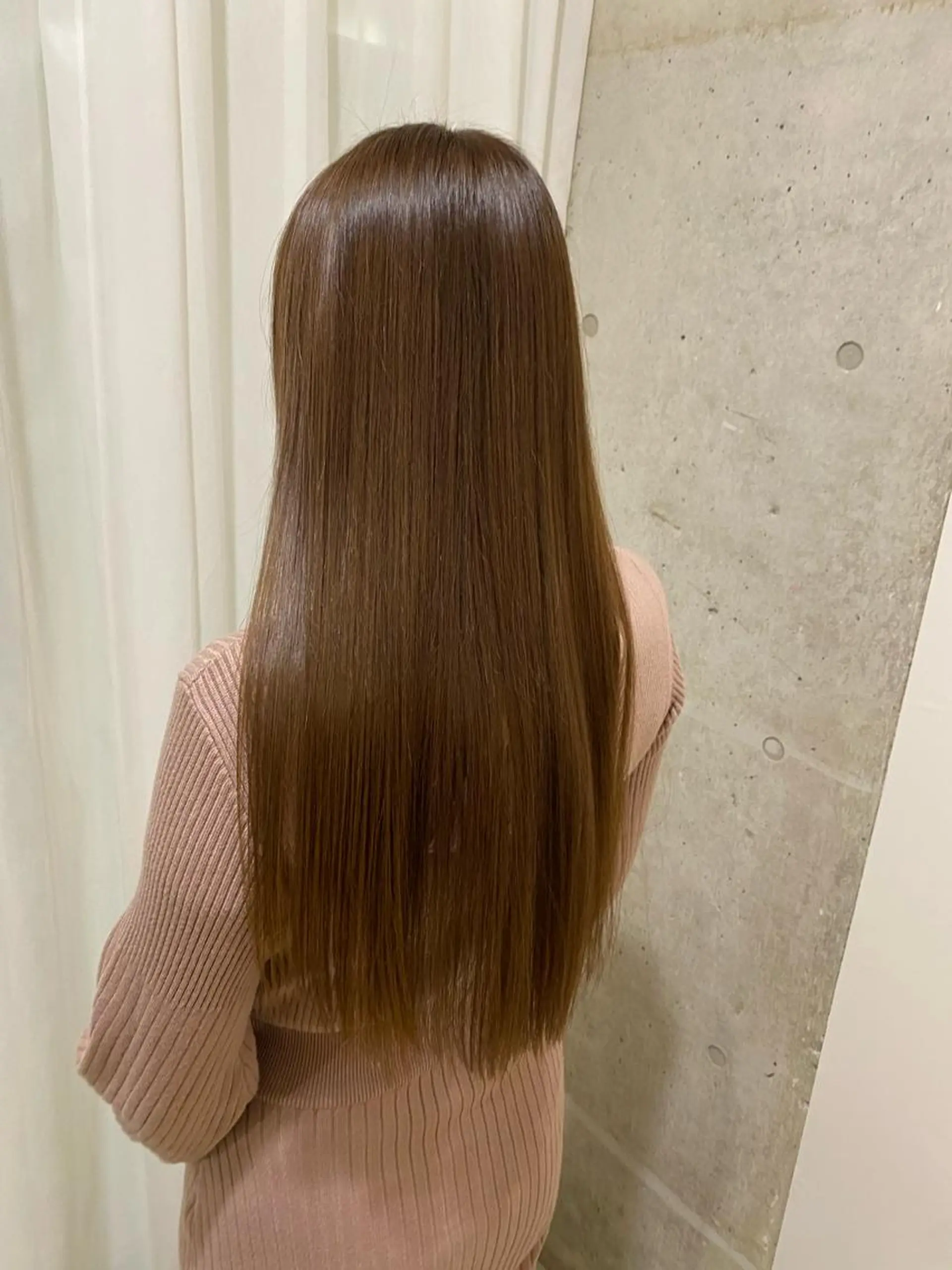 ロング カラー カット ヘアカラー トリートメント 田中 アキオのヘアスタイル