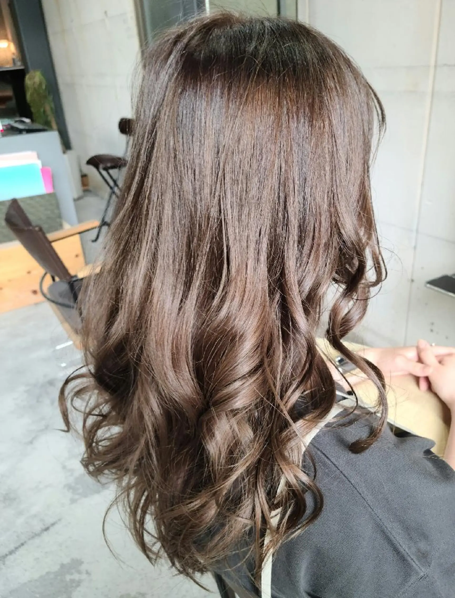 ロング カラー ヘアアレンジ ベージュカラー グレージュ カット ヘアカラー トリートメント terra✂️川嶋 大輔のヘアスタイル