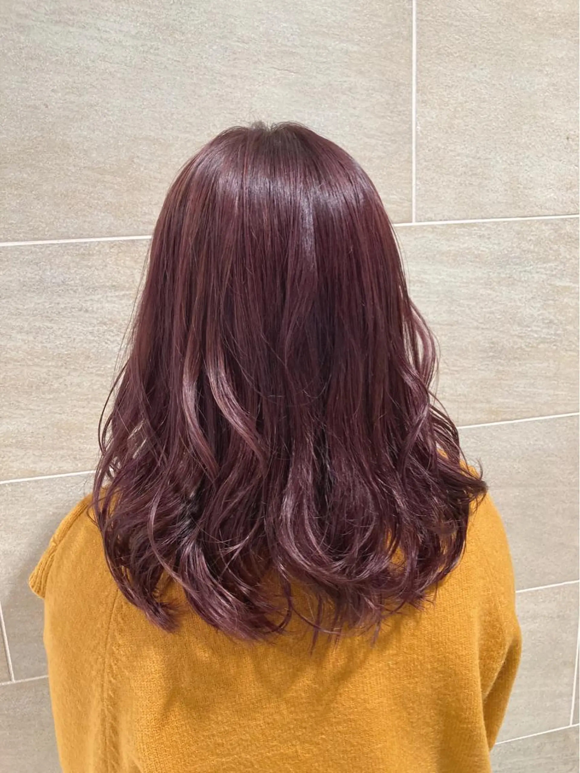 セミロング カラー ヘアカラー 宮原 佳苗のヘアスタイル