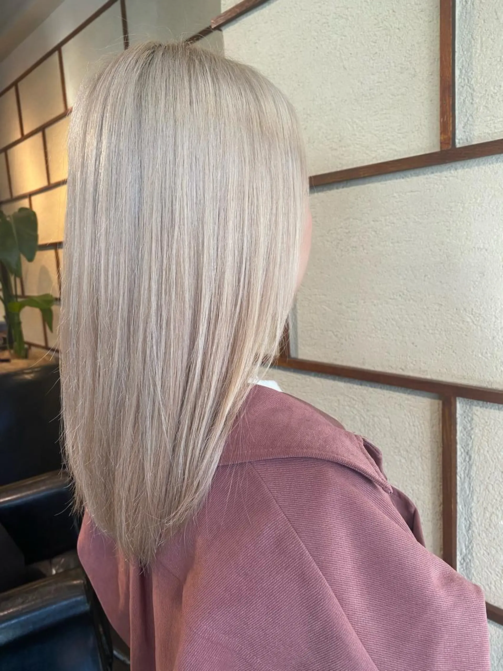 ミディアム ヘアカラー 白井 雅美のヘアスタイル