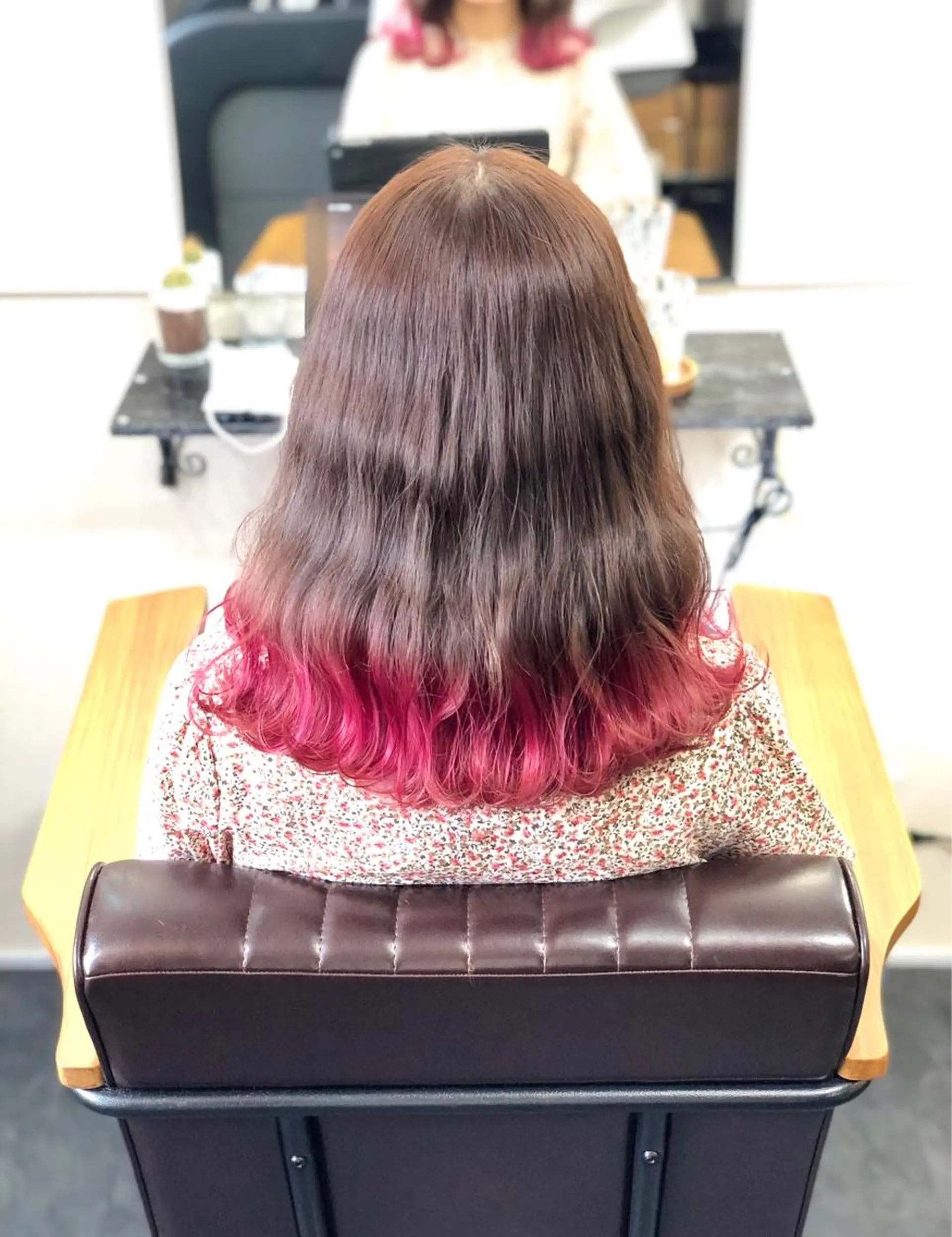 ミディアム カラー ピンクカラー ヘアカラー トリートメント wavi hair所属・後藤 ユウキ/髪質改善🫧のヘアスタイル