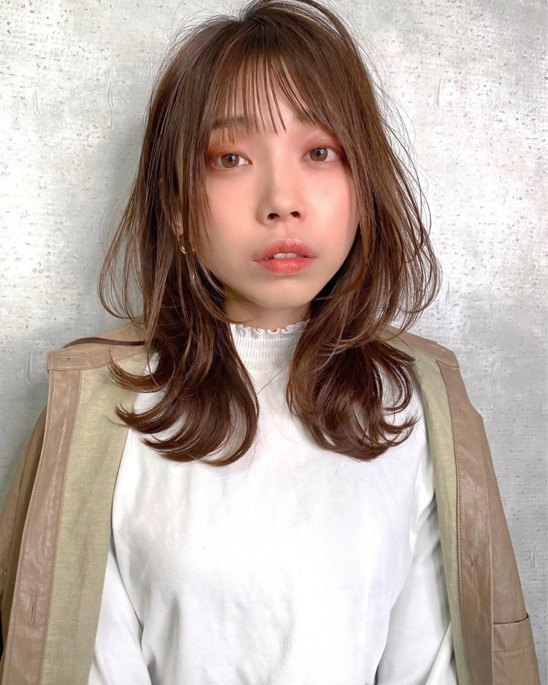 ミディアム カラー 似合わせレイヤー 🇰🇷荒木洋文のヘアスタイル