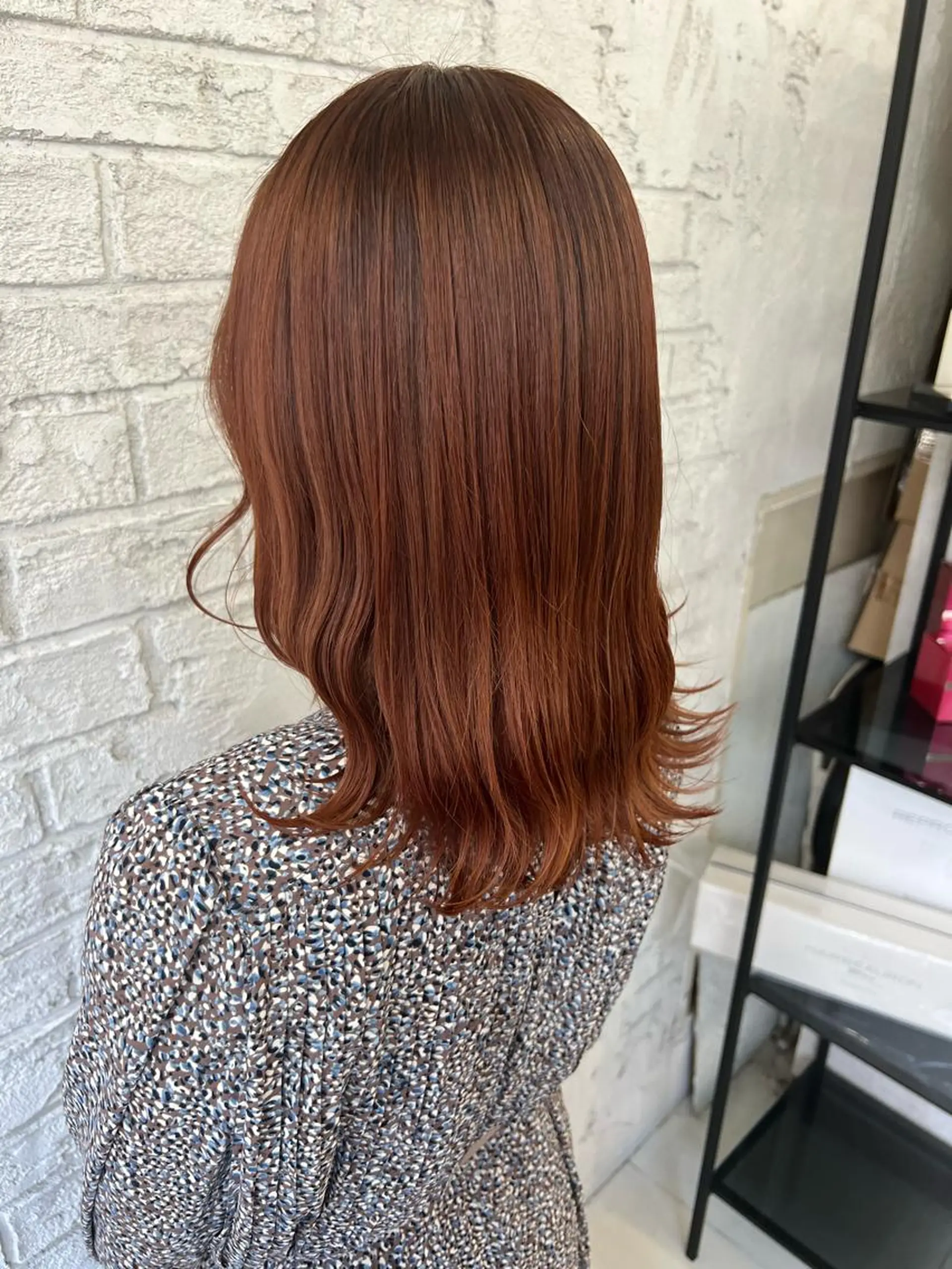 ミディアム カラー ヘアカラー トリートメント エクステ＆艶カラー 🎀YURINA🎀のヘアスタイル