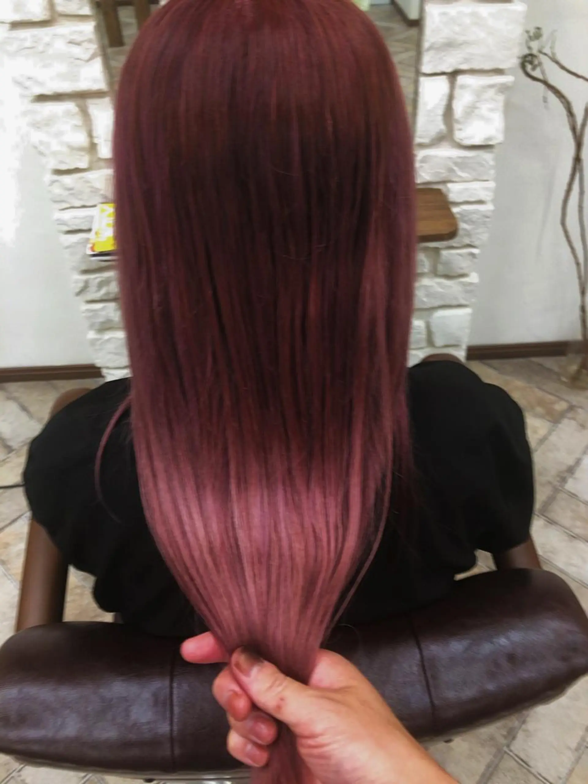 ミディアム ✨艶感/透け感✨Sherry所属・艶髪/ハイトーン Sherryのヘアスタイル