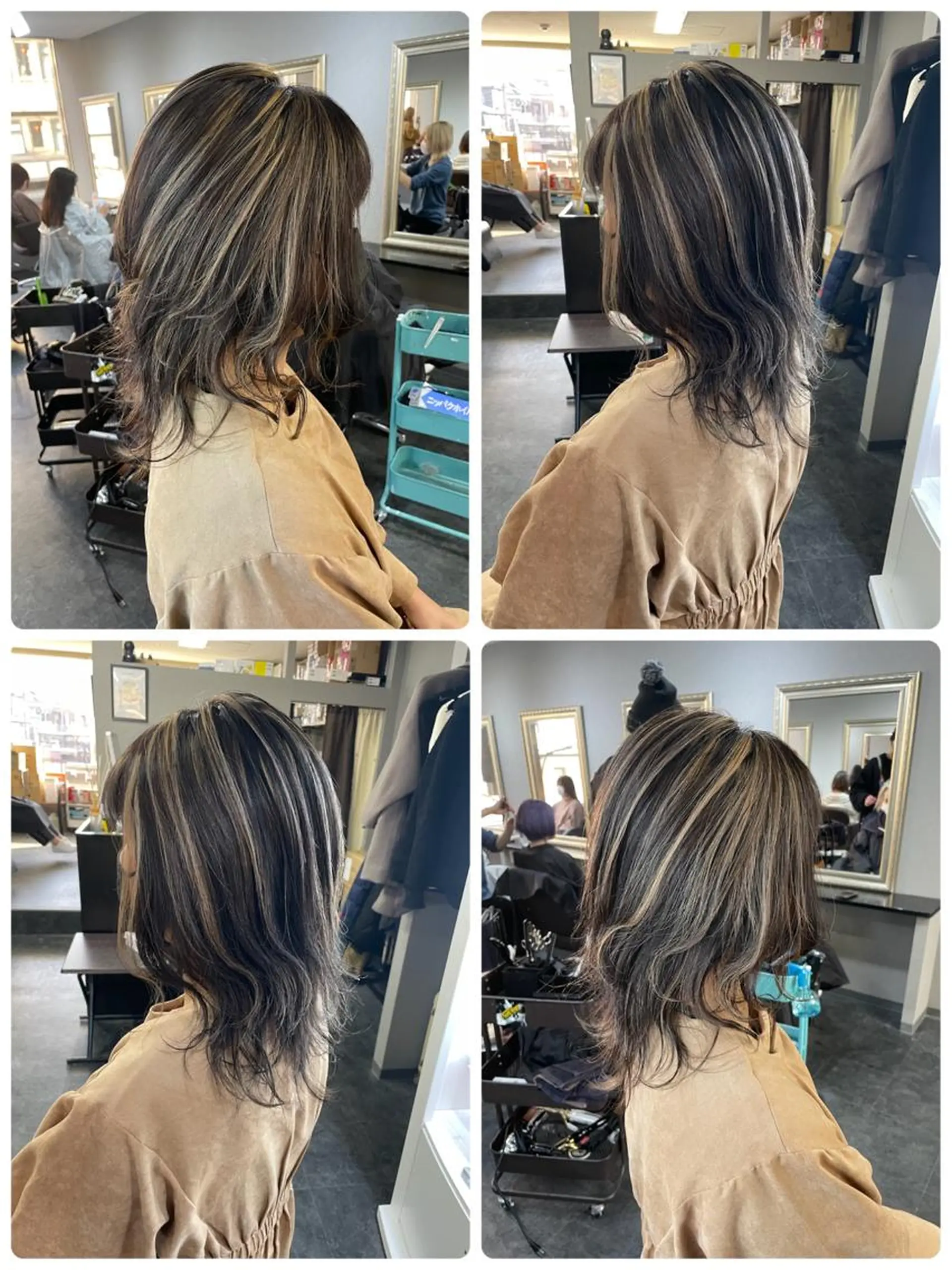 セミロング カラー Selene KOBEのヘアスタイル