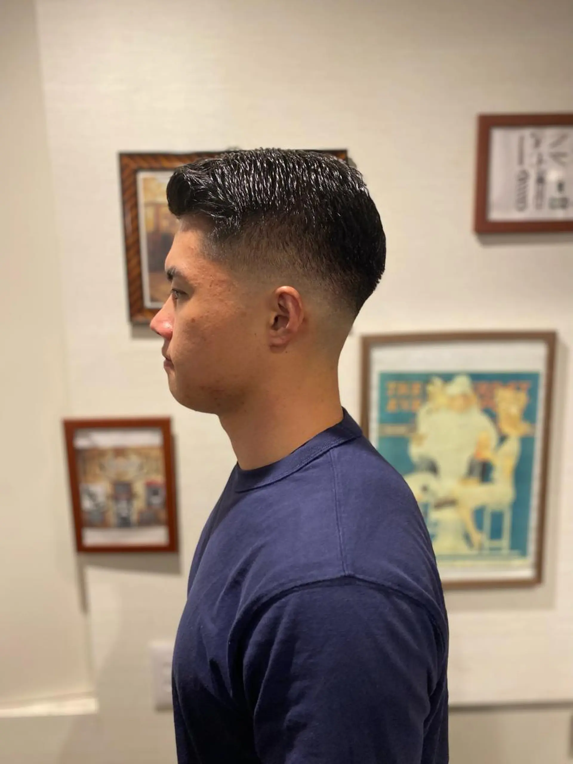 ショート メンズ フェードカット TRAD  BARBER STYLE Ⅱ所属・💈二子玉川メンズ カット木村海斗💈のヘアスタイル
