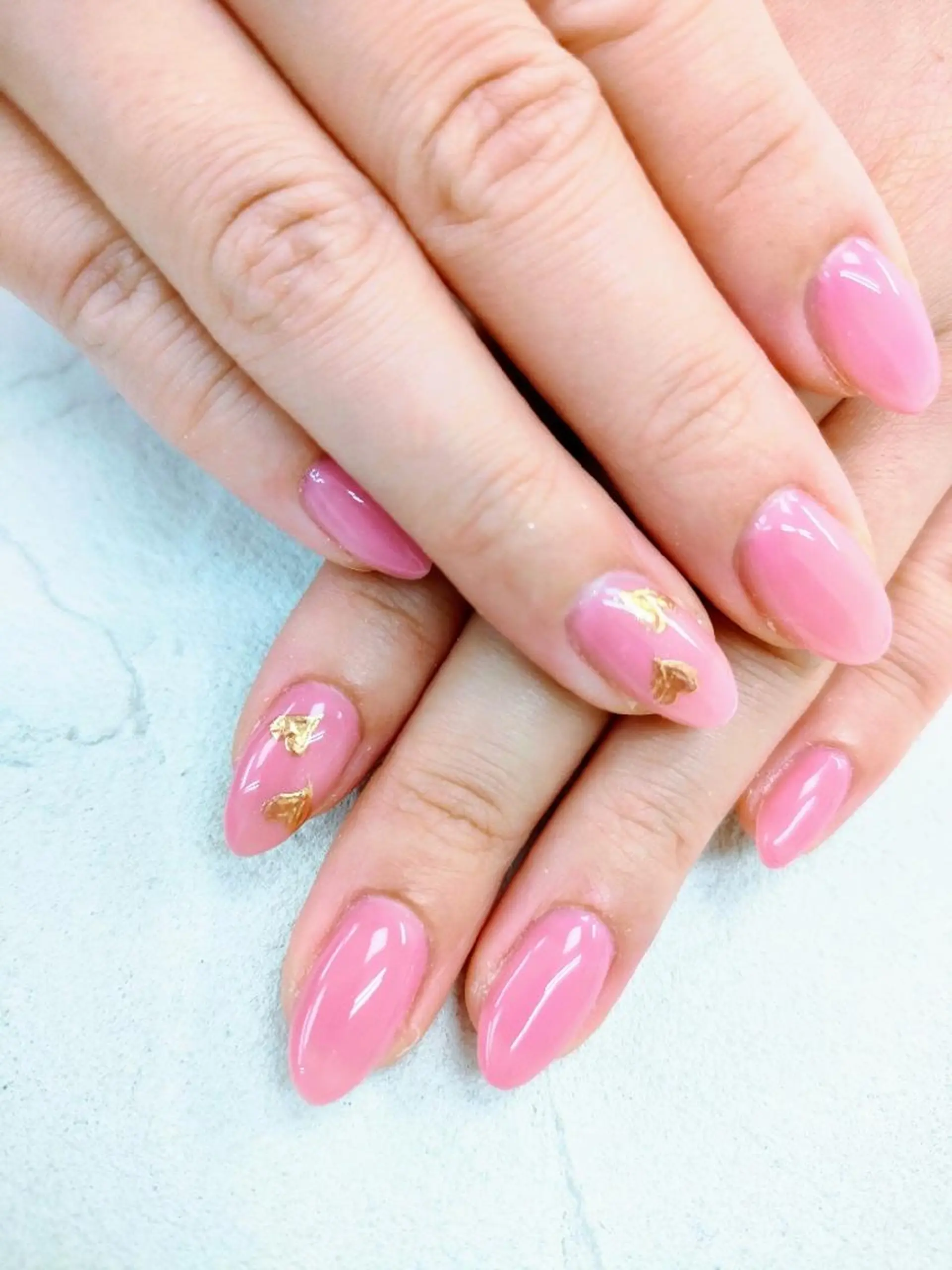 ネイル ハート Bianca川越❄ Yanoのネイルデザイン