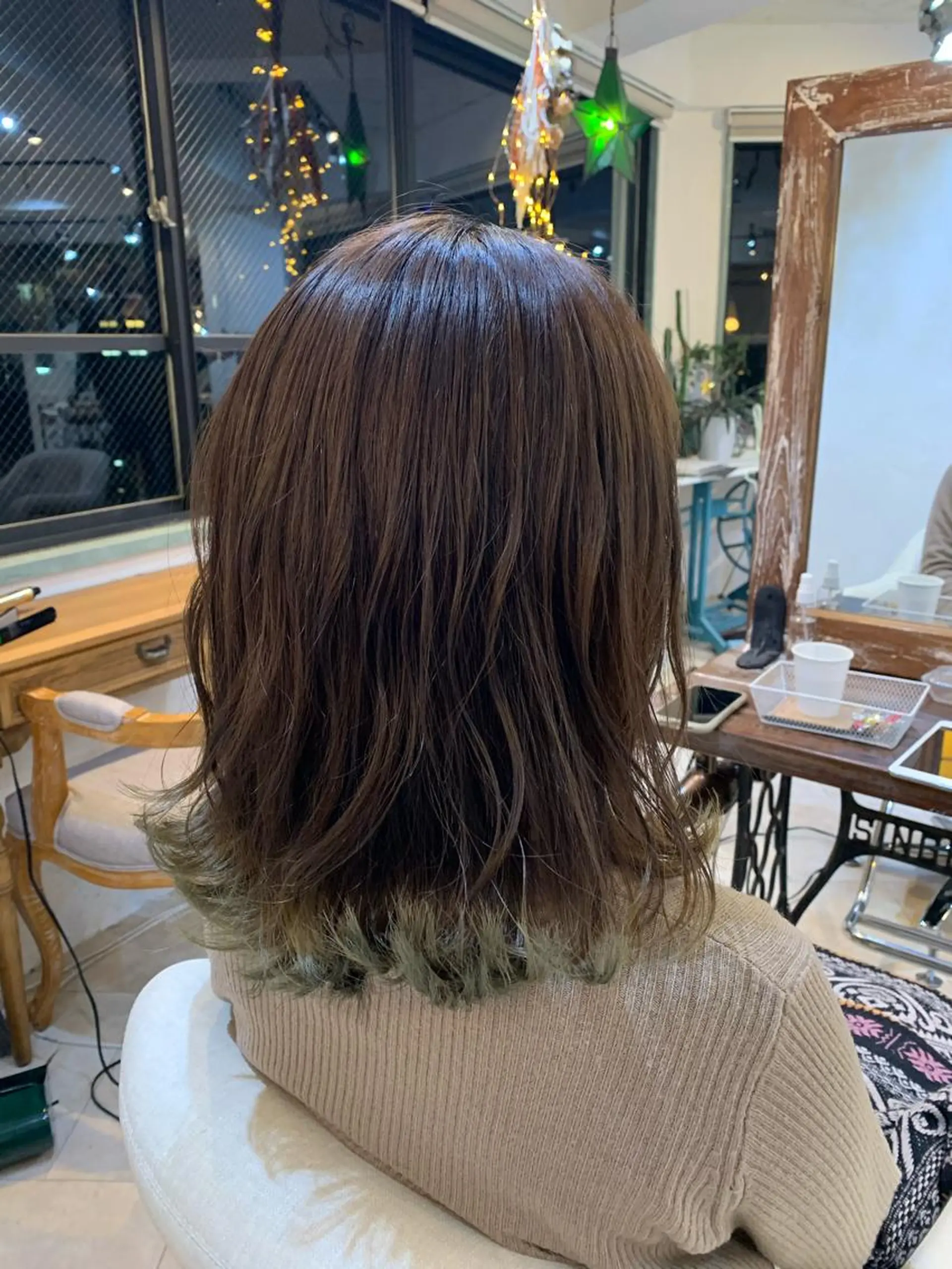 ミディアム 💛ハイトーン💛 りむのヘアスタイル