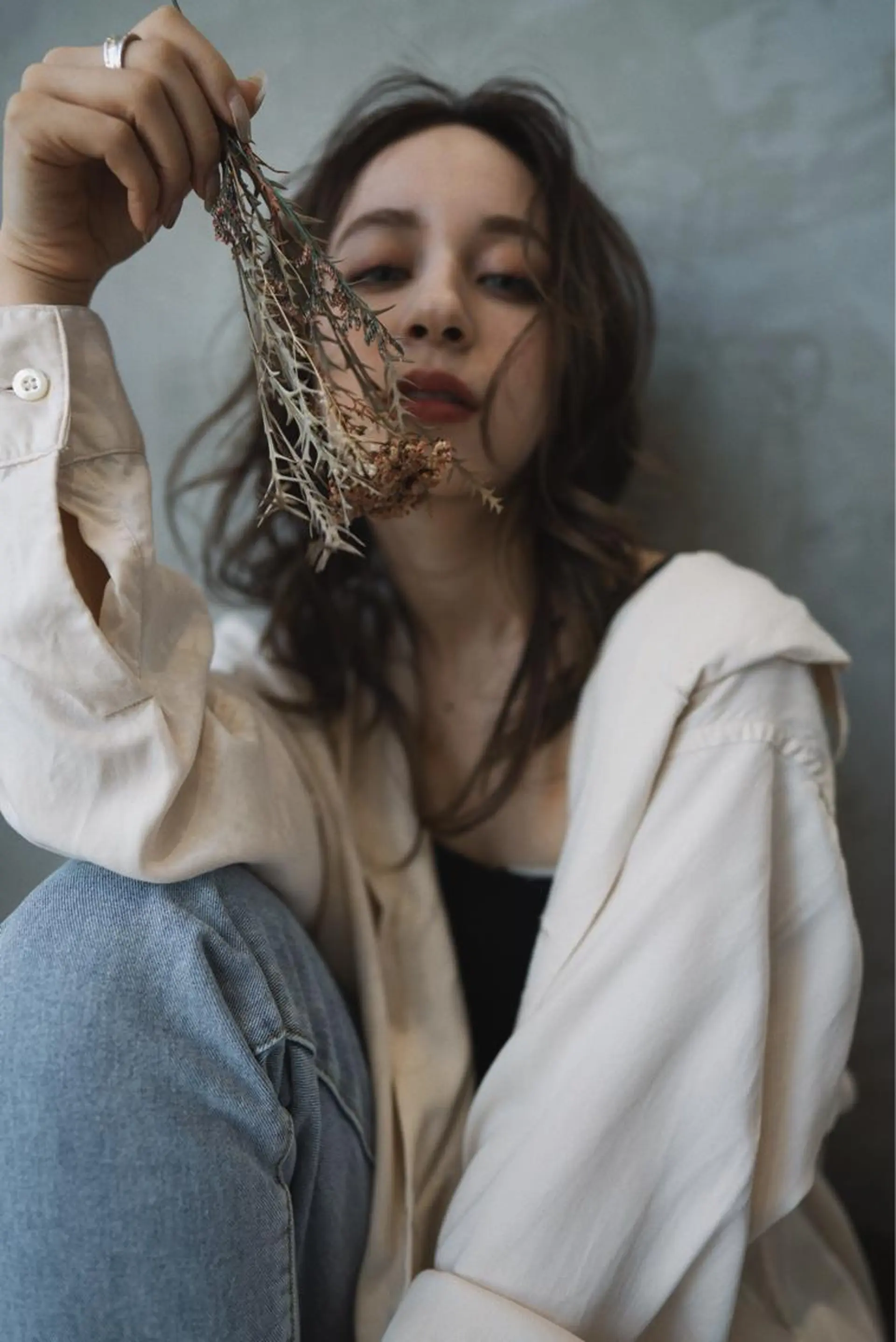 ミディアム カラー カット ヘアカラー トリートメント 🉐レイヤー/塩見 弘樹🉐渋谷のヘアスタイル