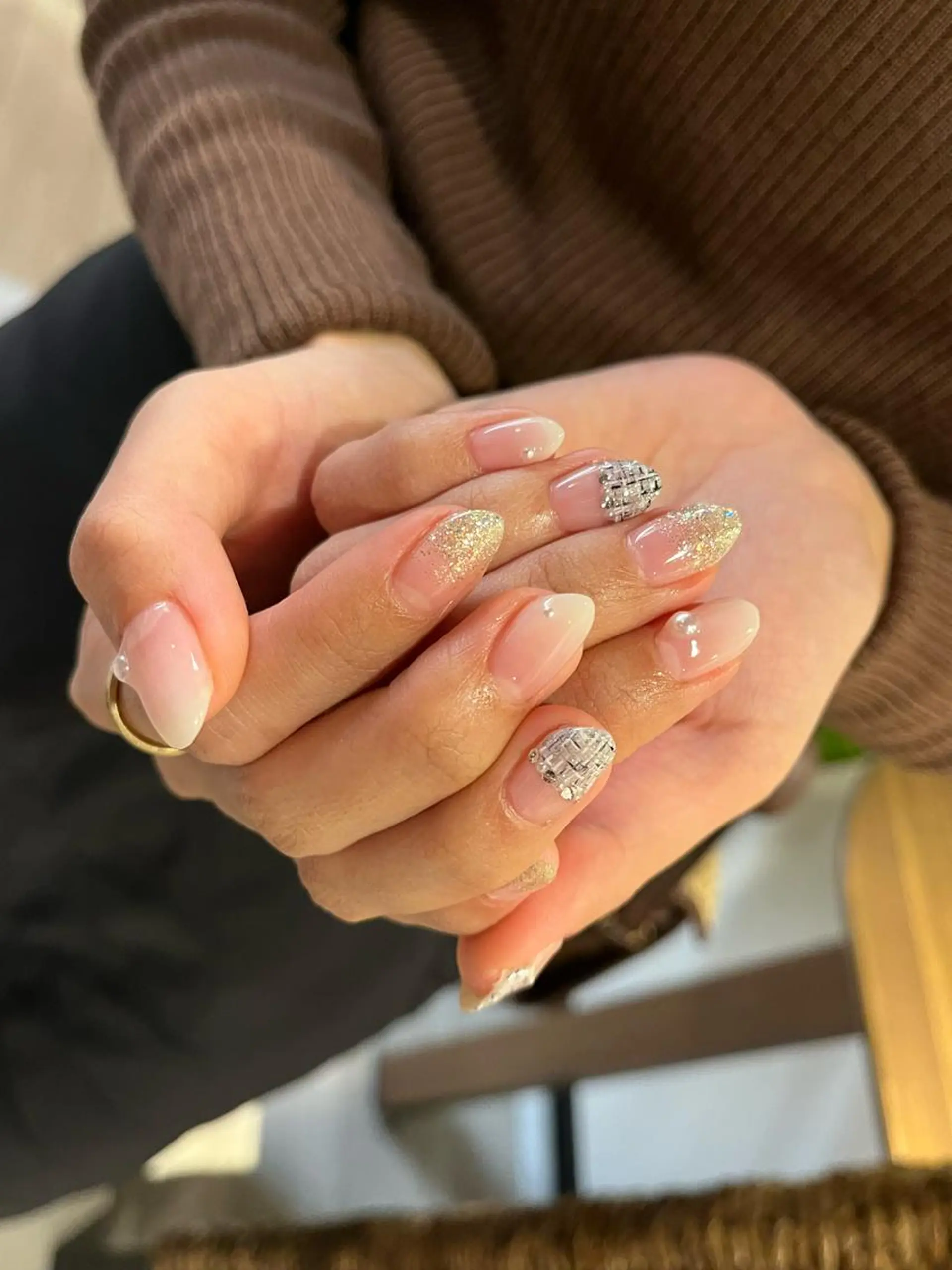 ネイル ハンドネイル Protea ❁⃘*.ﾟ清家 美穂のネイルデザイン