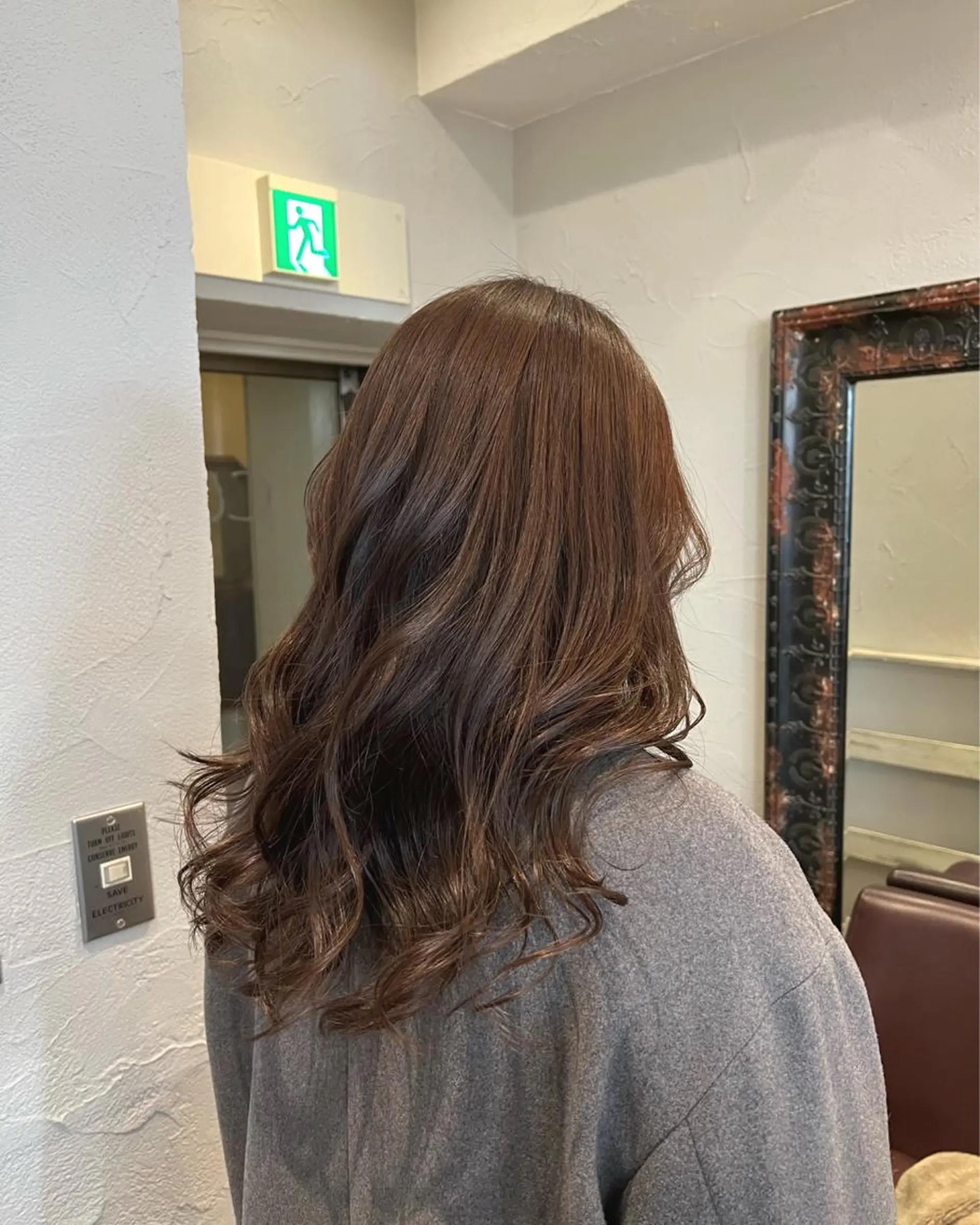 ロング カラー 髪質改善 縮毛矯正 ヘアカラー 縮毛矯正 髪質改善/縮毛矯正/ 超高濃度水素ケアのヘアスタイル