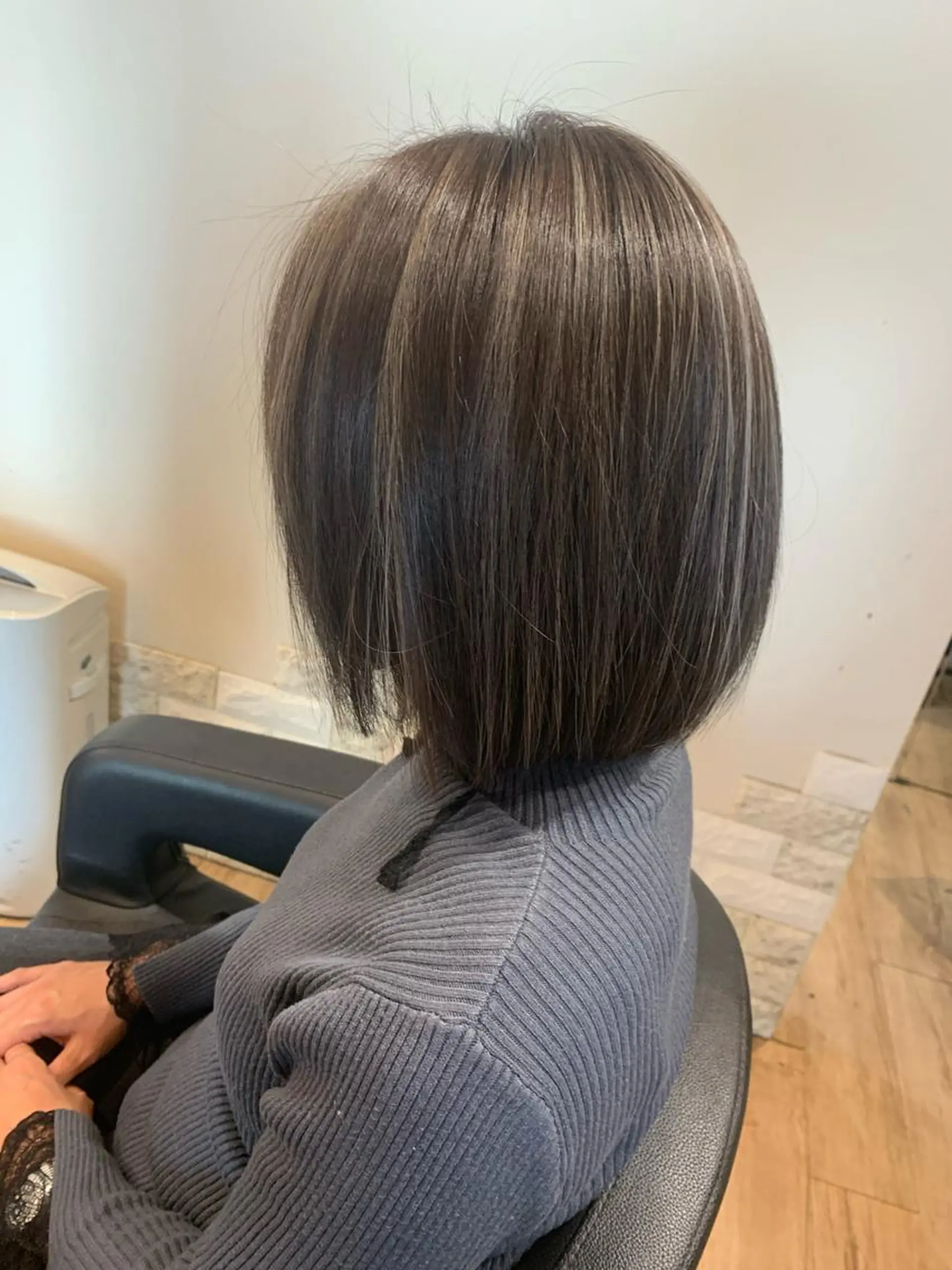 ショート カラー ハイライトカラー ハイライト 大久保 隆蔵のヘアスタイル