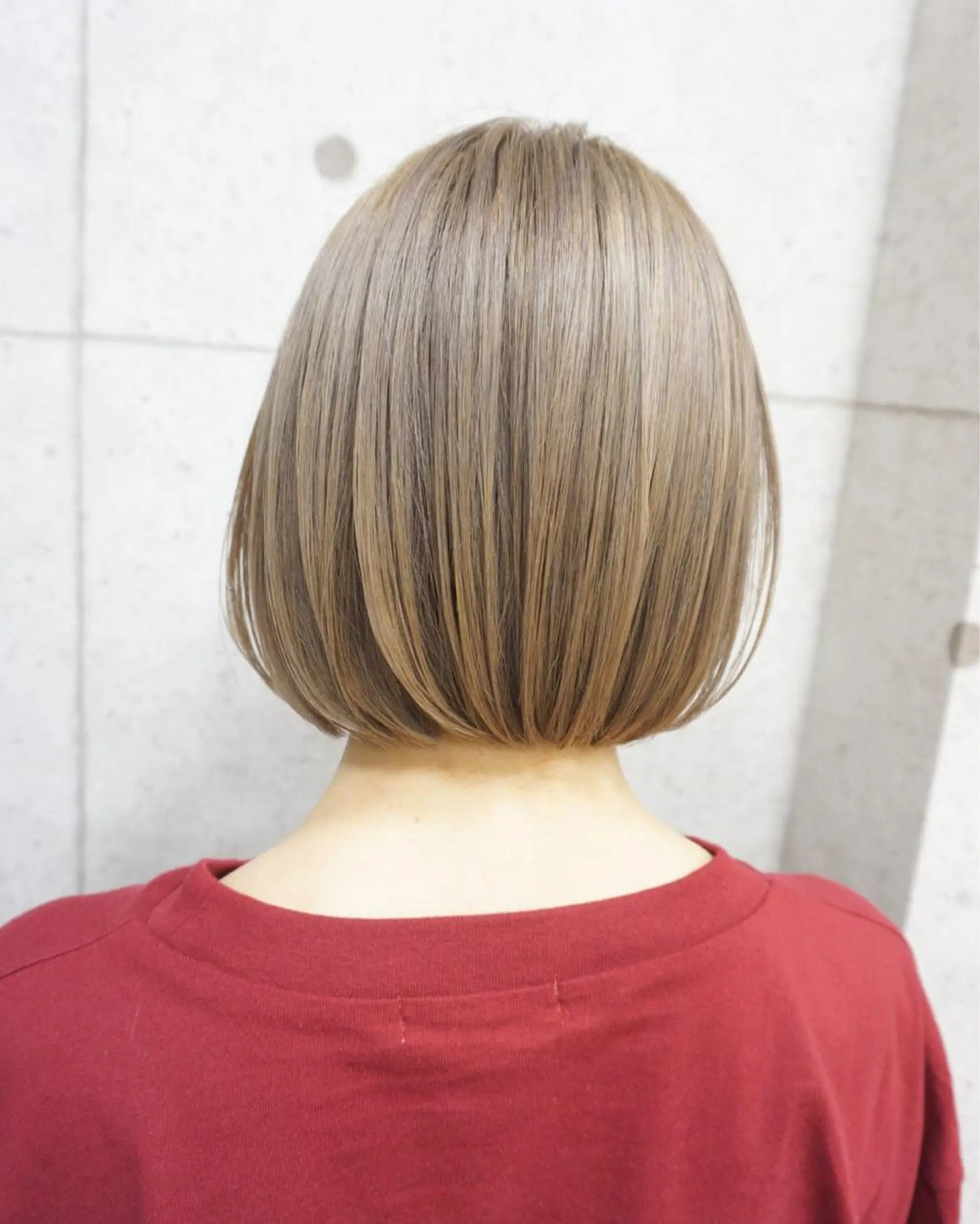 ショート ボブ カット ヘアカラー トリートメント hair teria ryu 大塚のヘアスタイル