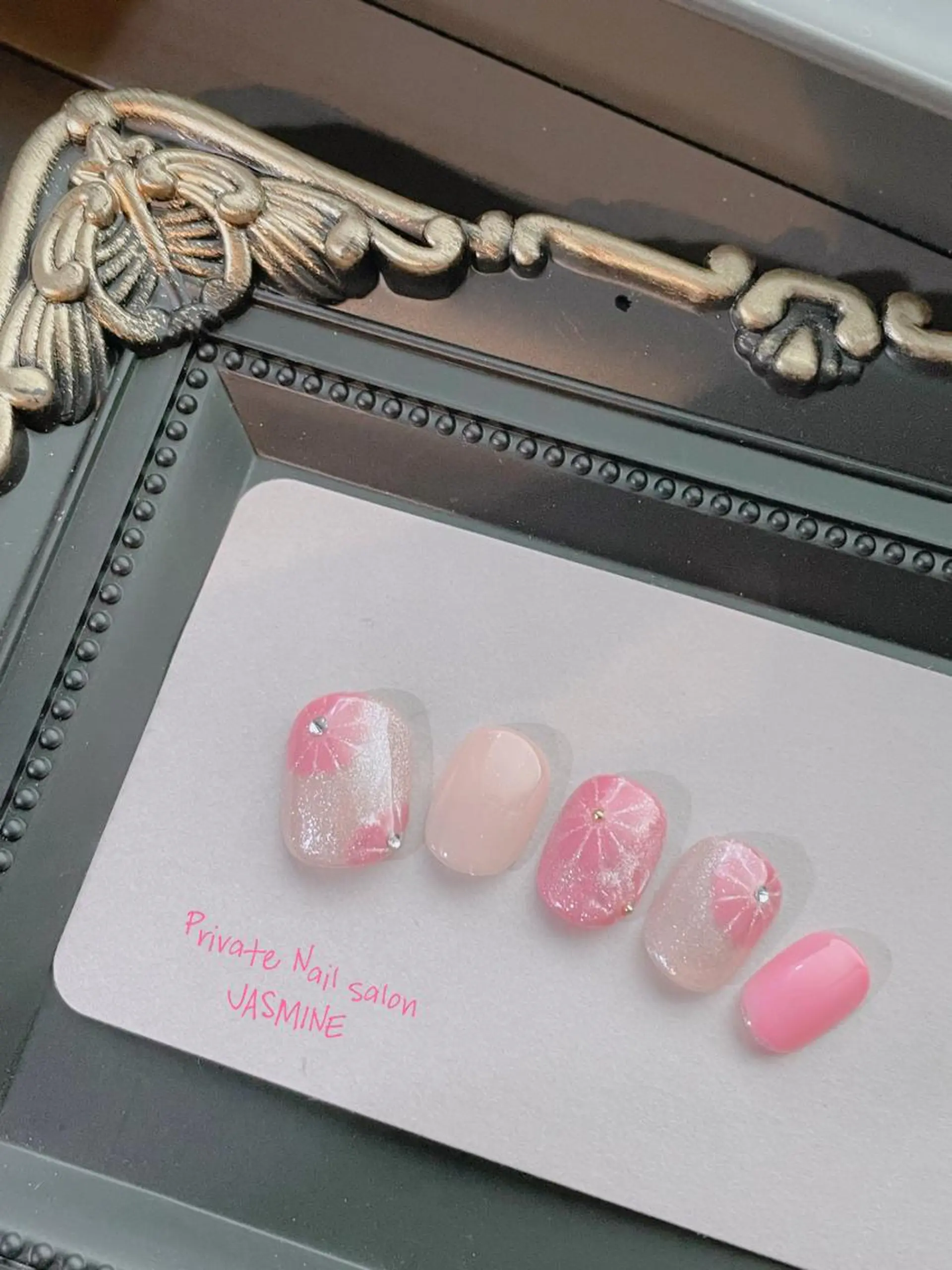 ネイル マグネットネイル Nail salon JASMINEのネイルデザイン