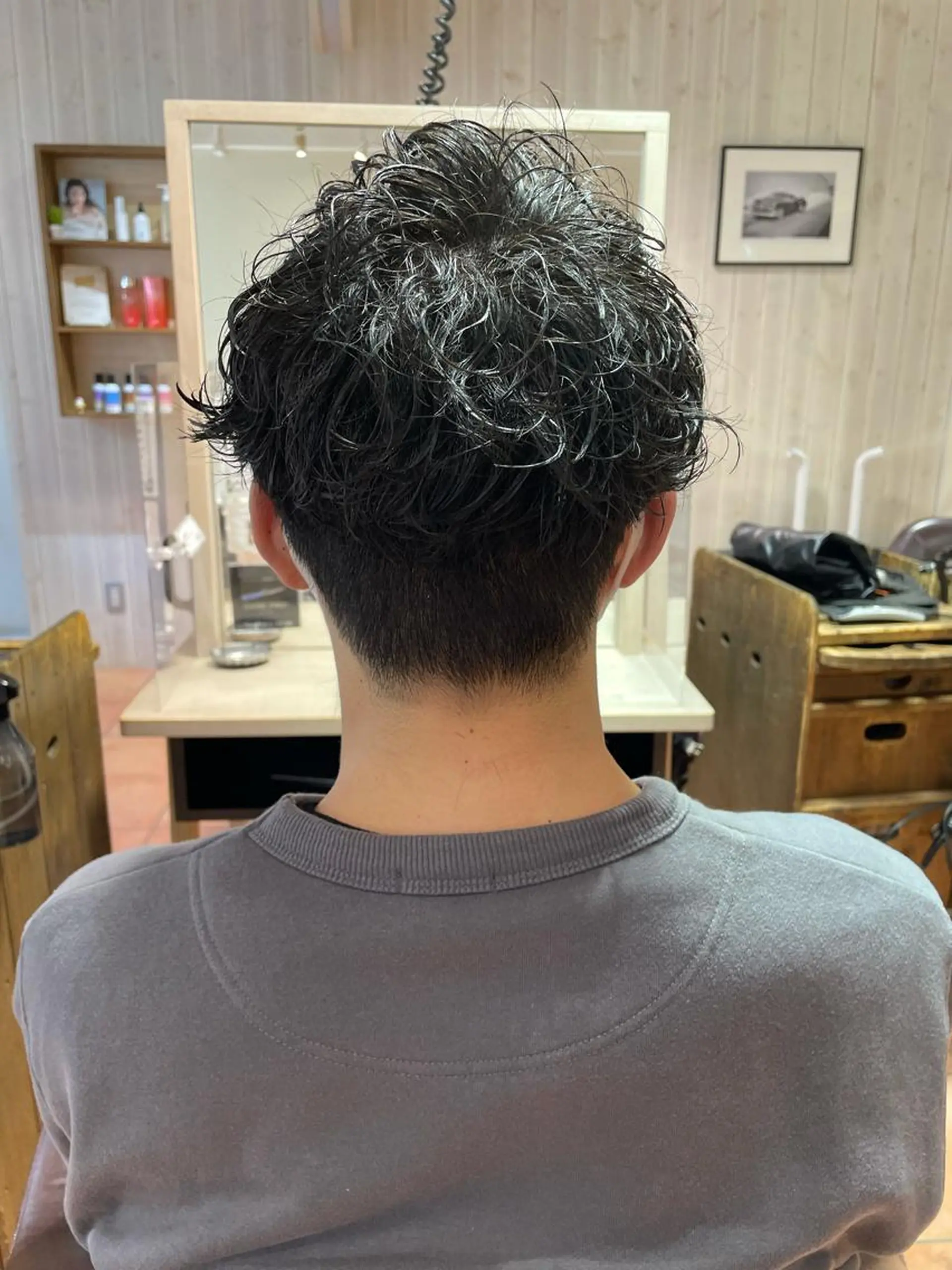 ショート パーマ メンズ 辻堂メンズ特化 YU-YAのヘアスタイル