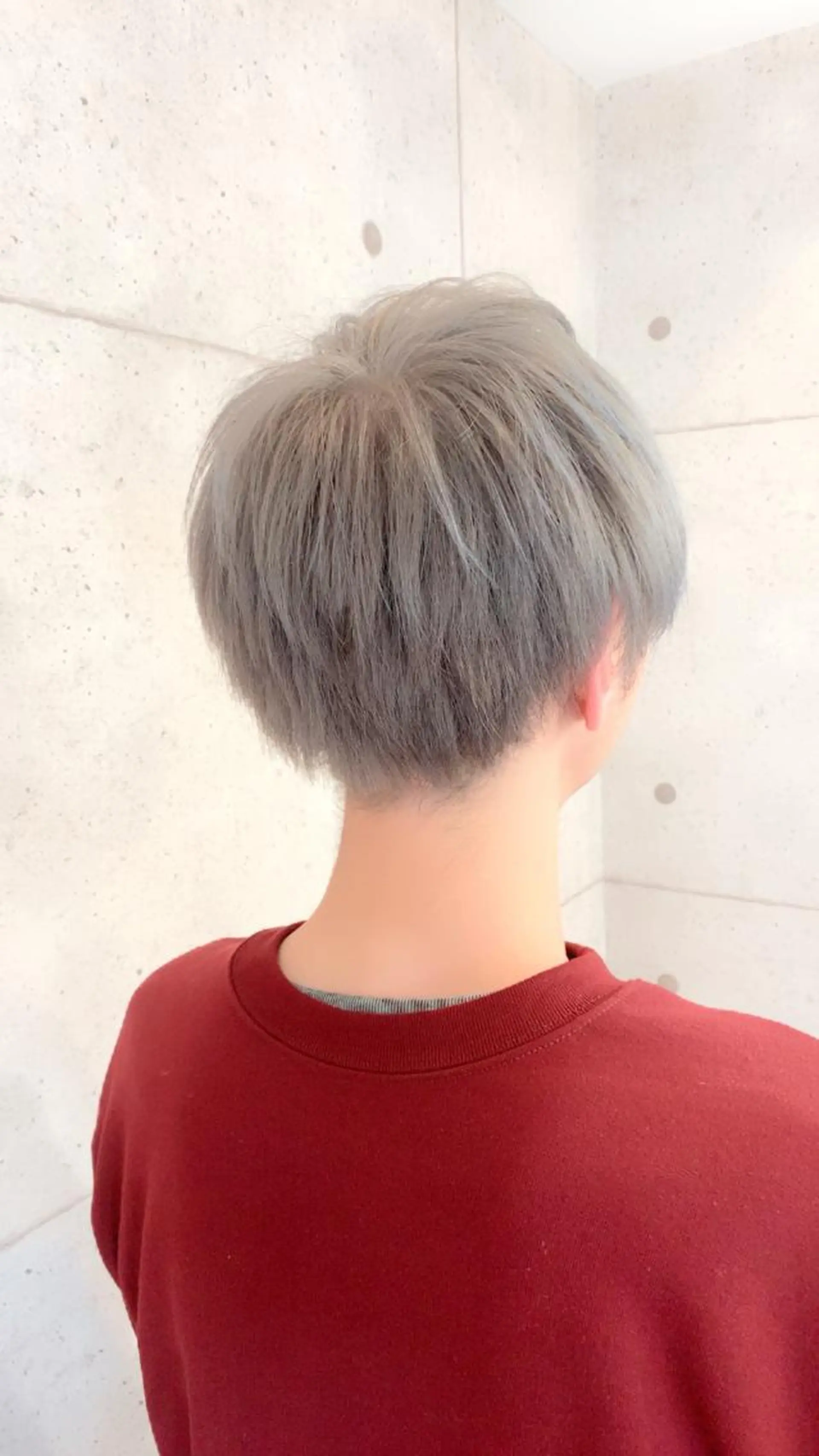 ショート アッシュ Selene hair OSAKAのヘアスタイル