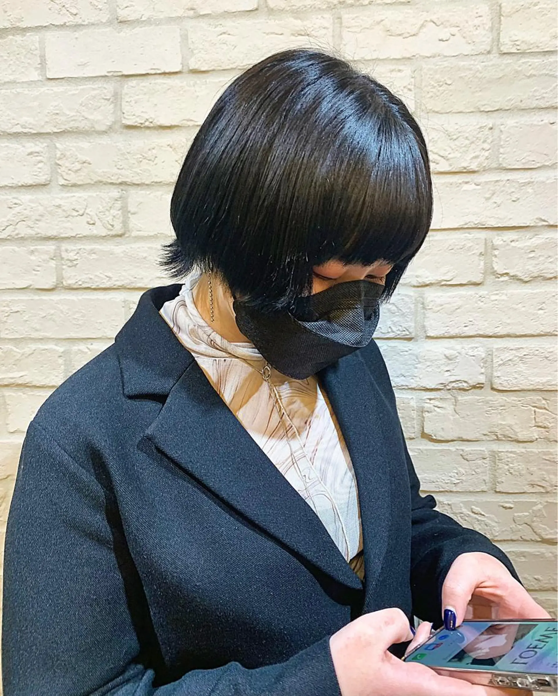 ショート カラー 🎀野崎 美玖𝜗𝜚˚⋆のヘアスタイル