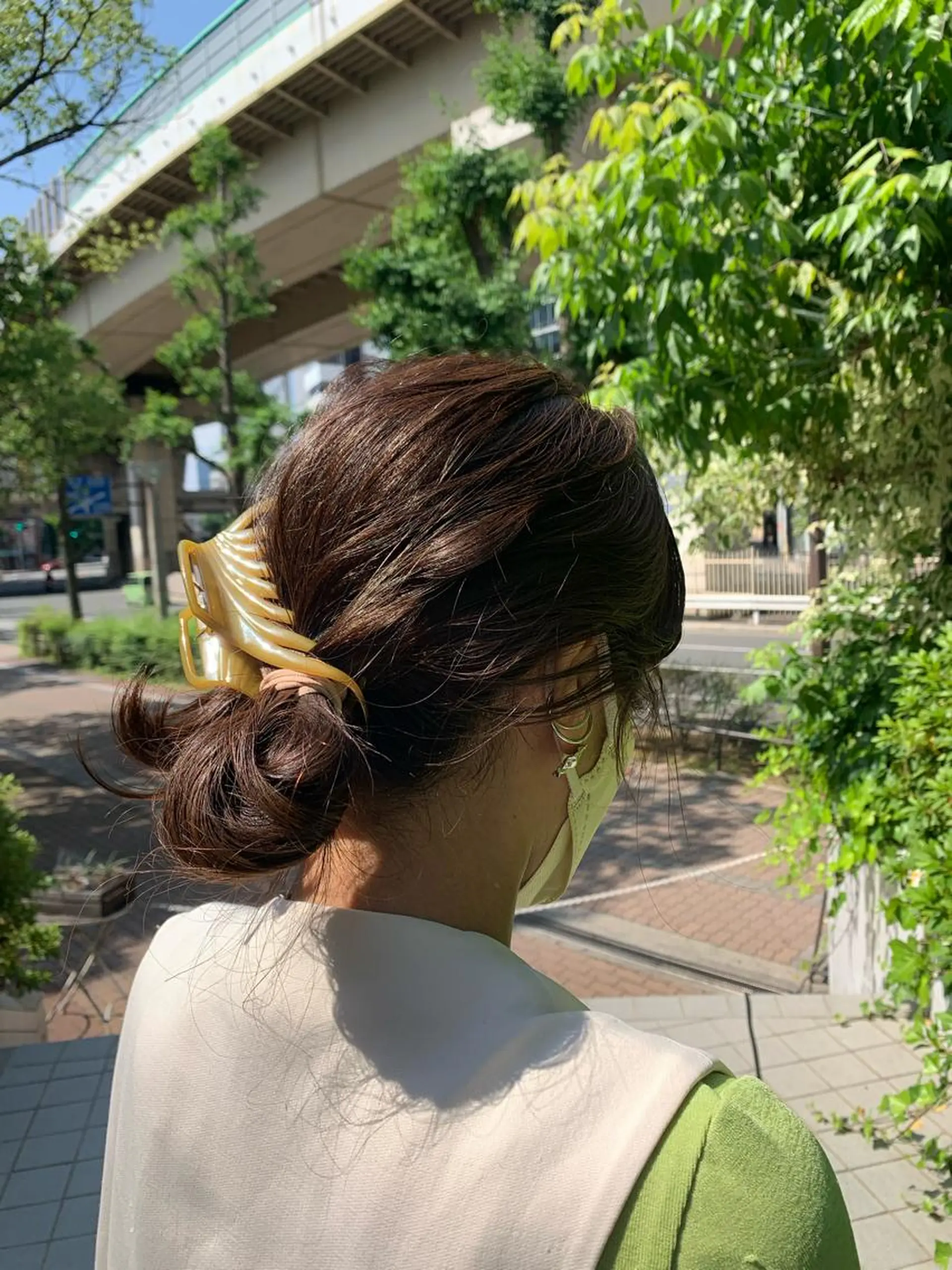 ヘアアレンジ お団子ヘア yukie🌷 /暖色🍒梅田サロンのヘアスタイル