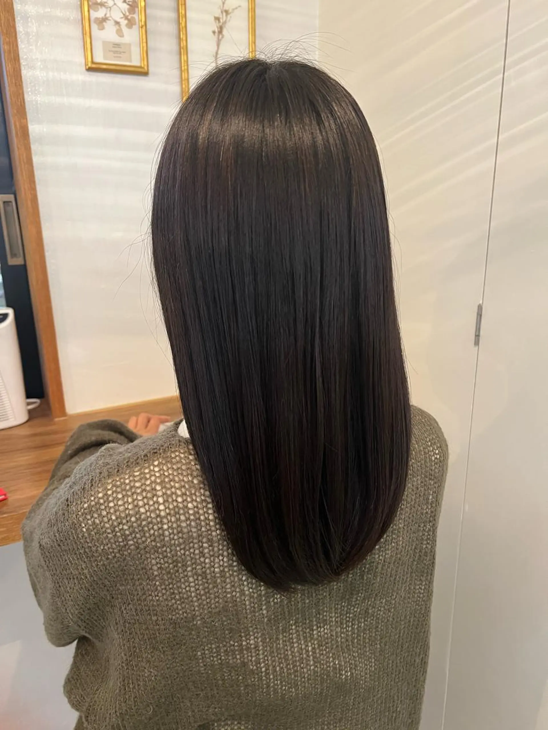 ミディアム 縮毛矯正 KOCHAB本山店所属・鈴木 三保のヘアスタイル