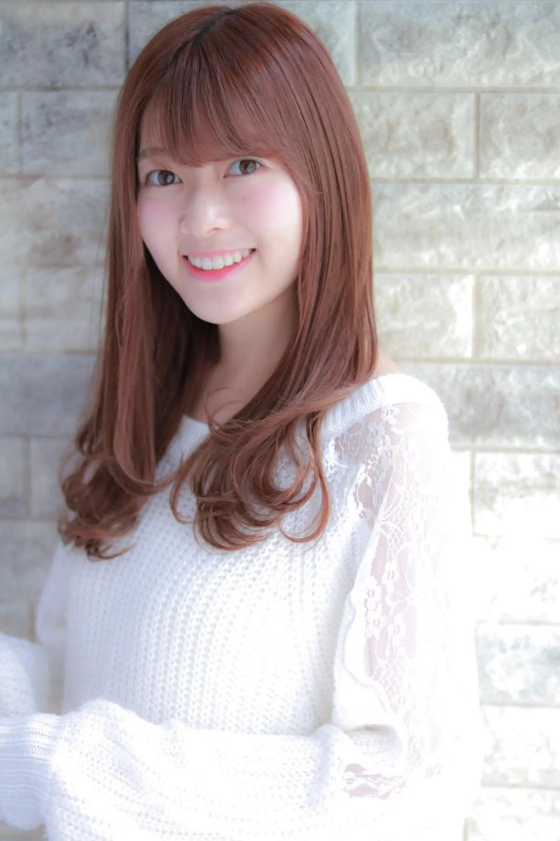 セミロング ほさか しんごのヘアスタイル