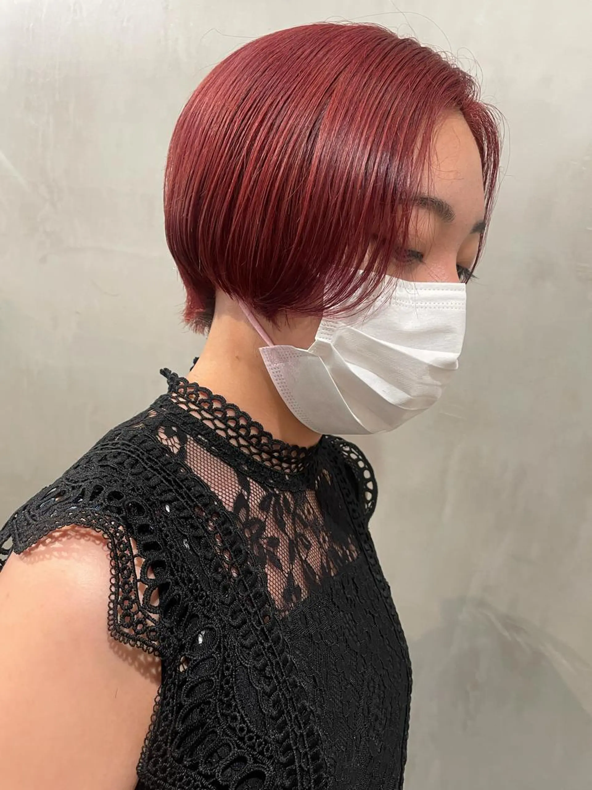 ショート カラー カット ヘアカラー トリートメント 優 作のヘアスタイル