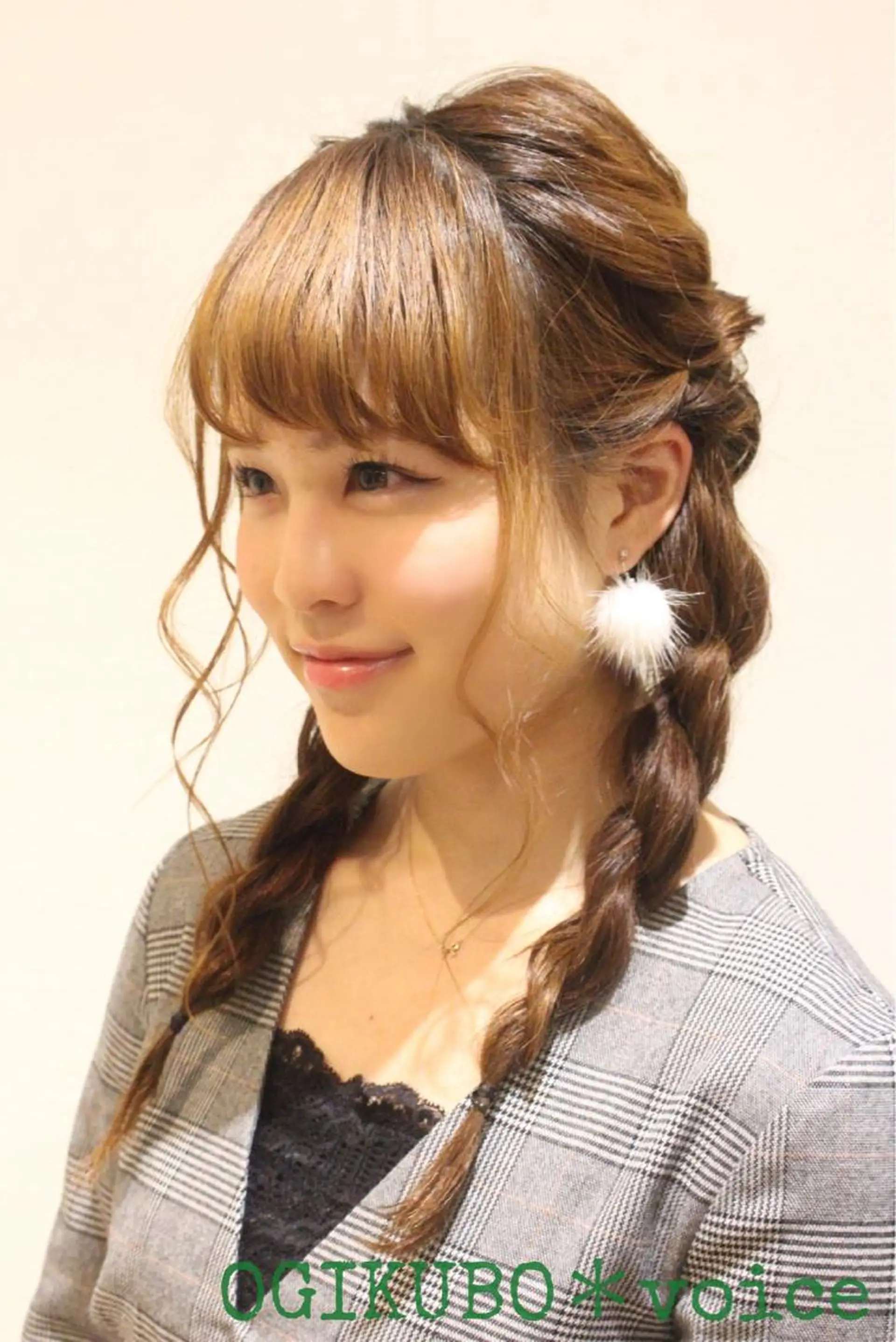 ミディアム ヘアアレンジ ヘアセット ショート×カラー 🦊堀米早紀【荻窪】のマツエク・マツパデザイン