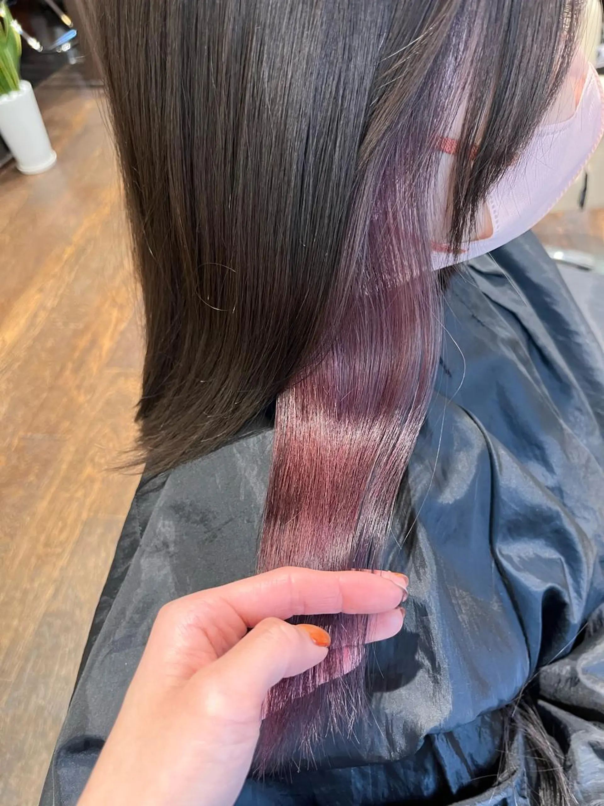 ロング カラー 中村 友香のヘアスタイル