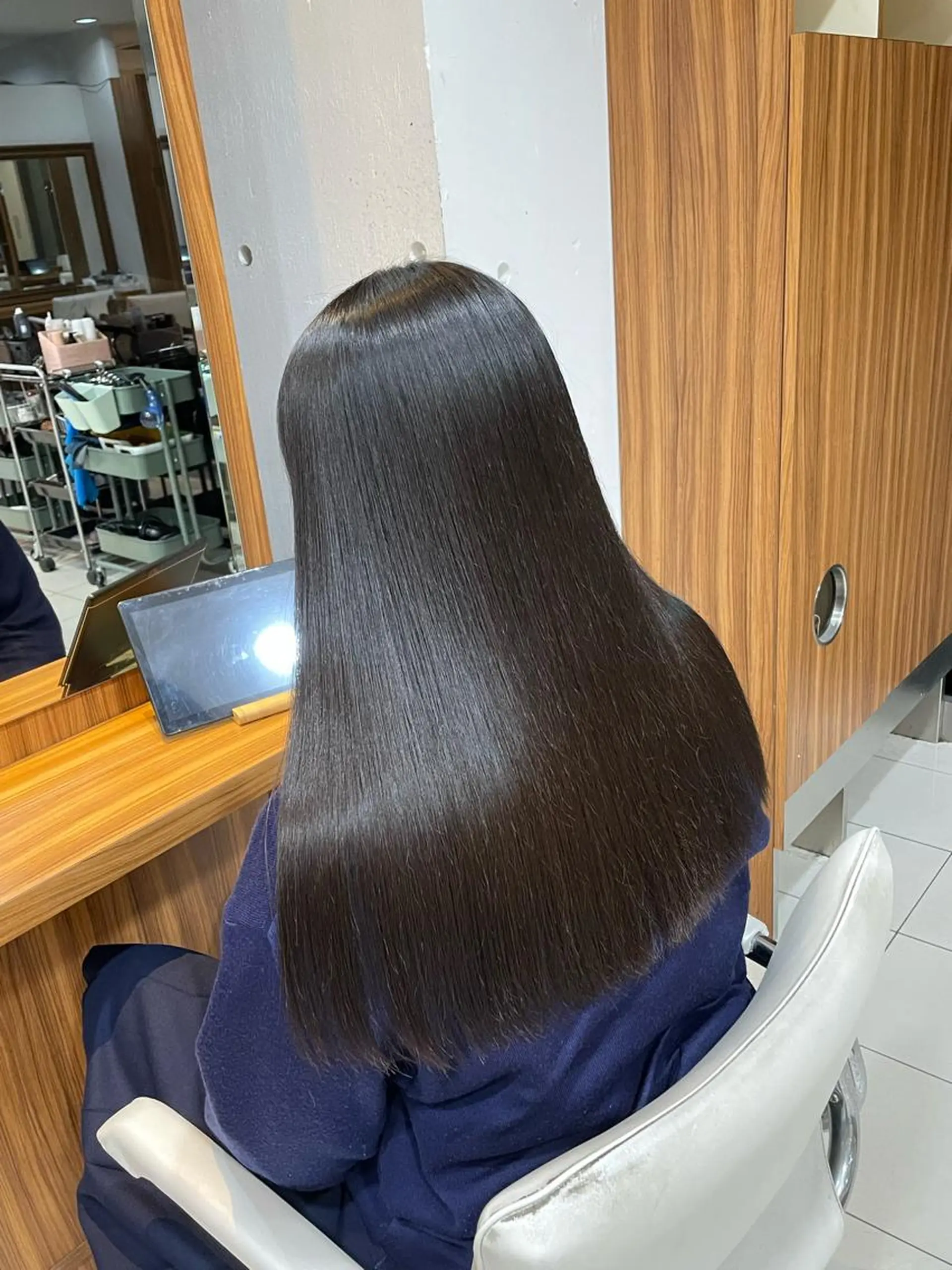 ロング 縮毛矯正 share salon JAM 町田 center bldg【ジャム】所属・🤍🪄束間マツパ ゆうか💜のマツエク・マツパデザイン