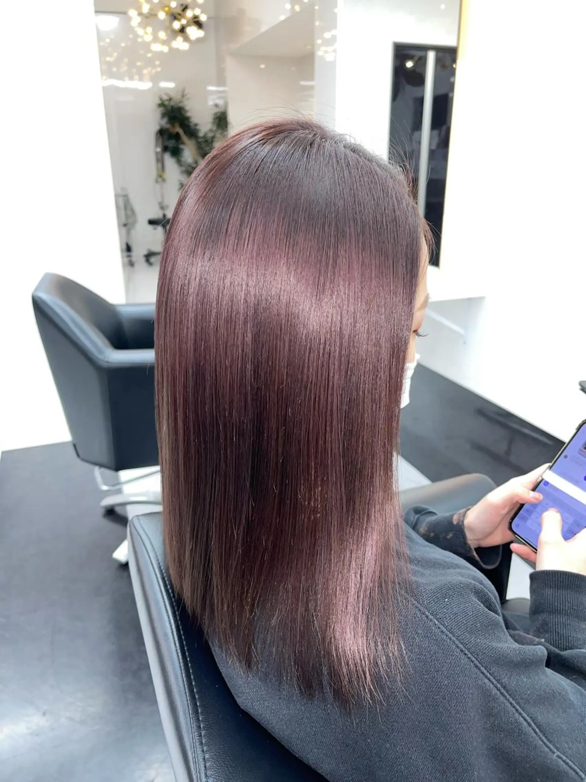 ミディアム カラー 𝐑𝐲𝐮𝐤𝐢 【店長】ALEAPのヘアスタイル