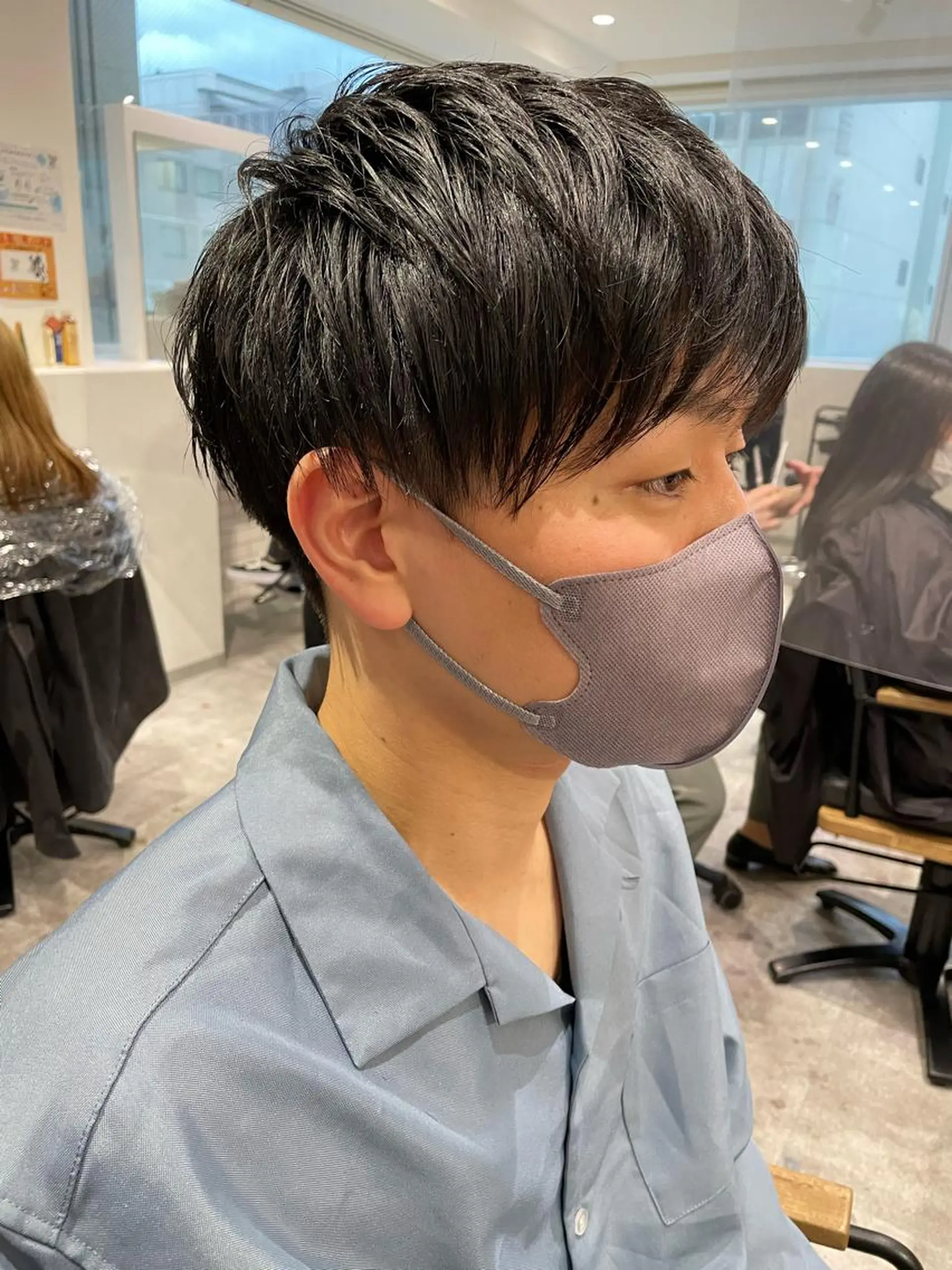 メンズ カット 京都美容師 塩のヘアスタイル
