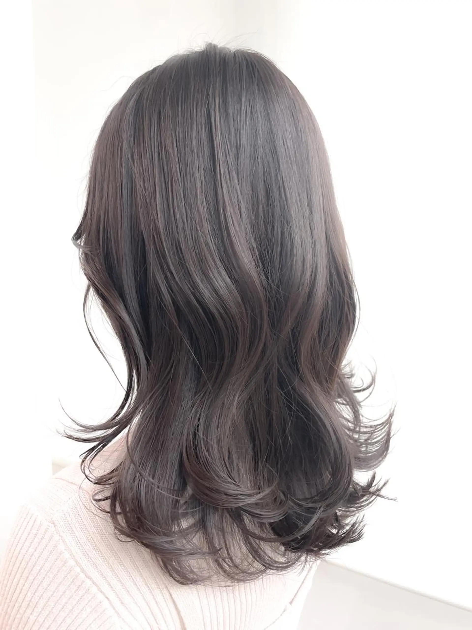 セミロング カラー Lehm所属・表参道/さあ や/大人ナチュラルのヘアスタイル