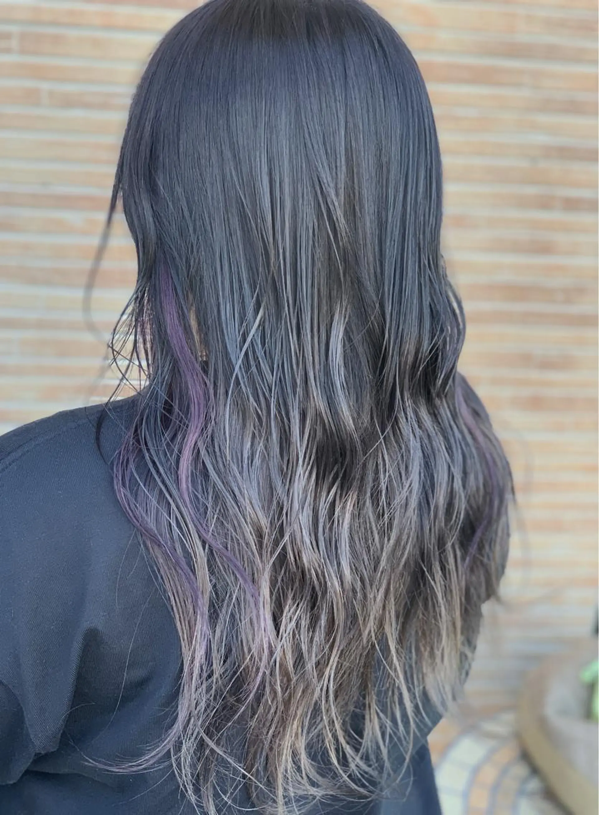 ロング ハイライト 髪質改善 韓国風ヘア 縮毛矯正 ank classic hair【アンククラシックヘアー】所属・ハイライト職人撮影 モデル募集！齋藤祐哉のヘアスタイル