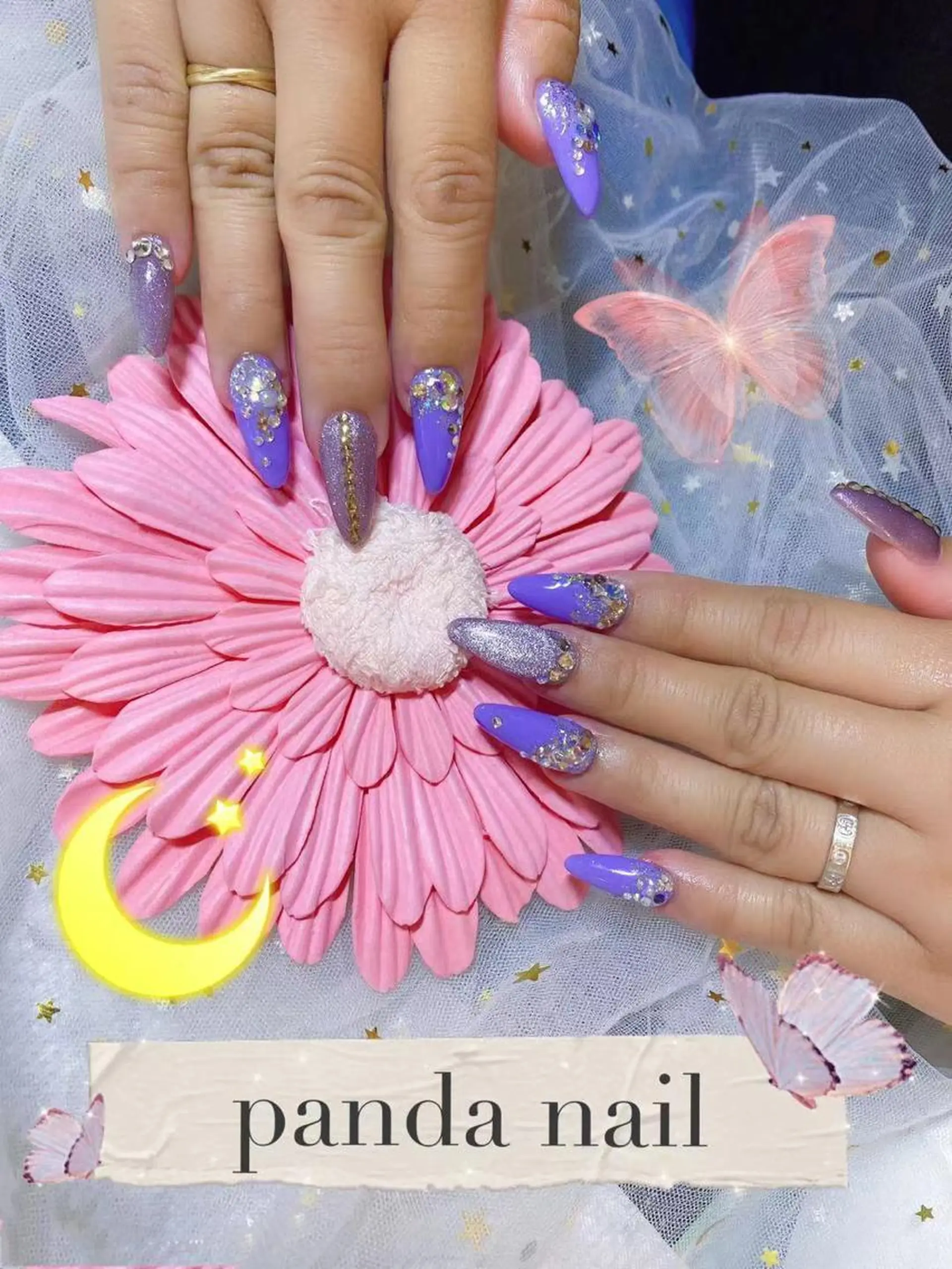 ネイル ハンドネイル ハンドケア パンダ ネイルのネイルデザイン