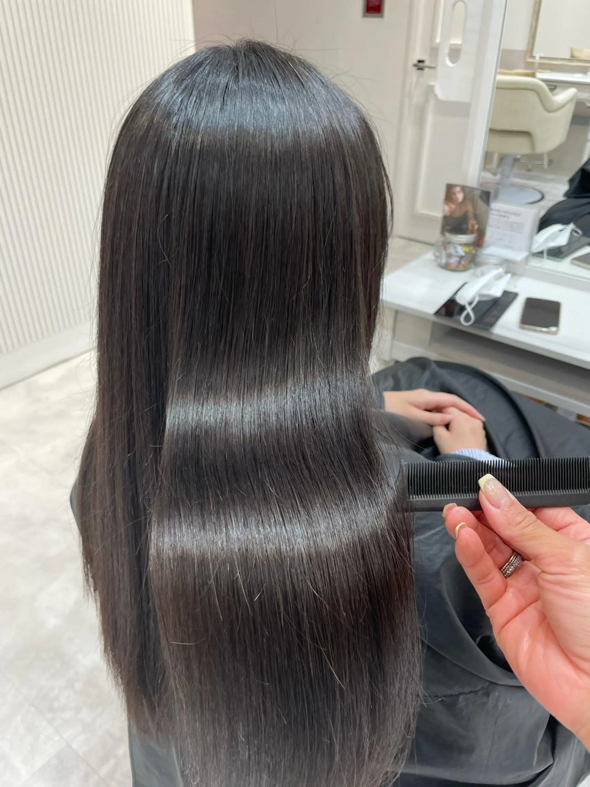 ロング 髪質改善 縮毛矯正 髪質改善/天王寺／ 🐬キヨ🐬のヘアスタイル