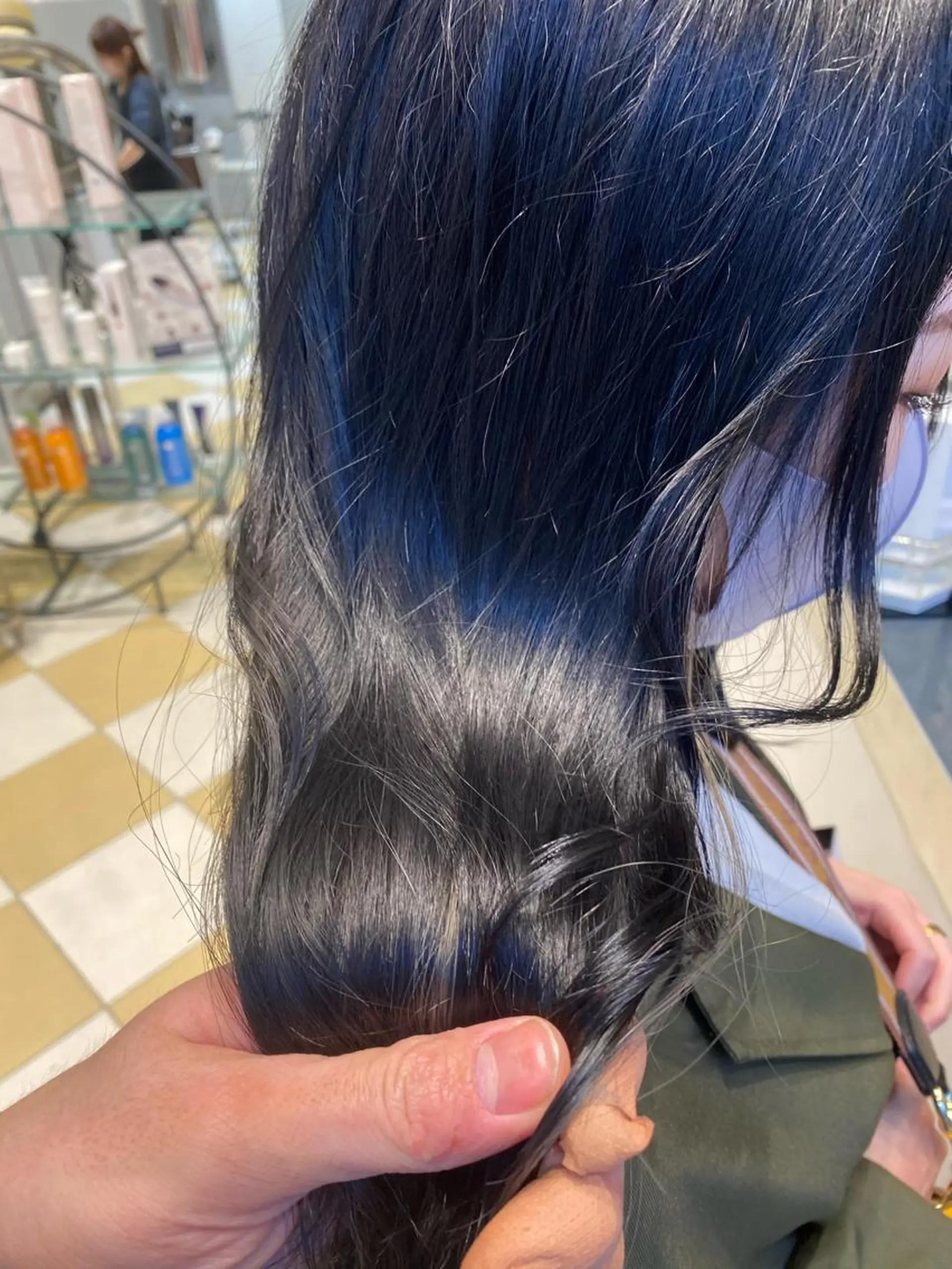 セミロング カラー ブルーカラー ブルーグレー 髪質改善 Kou所属・💜髪質改善美髪💜 星野清光のヘアスタイル