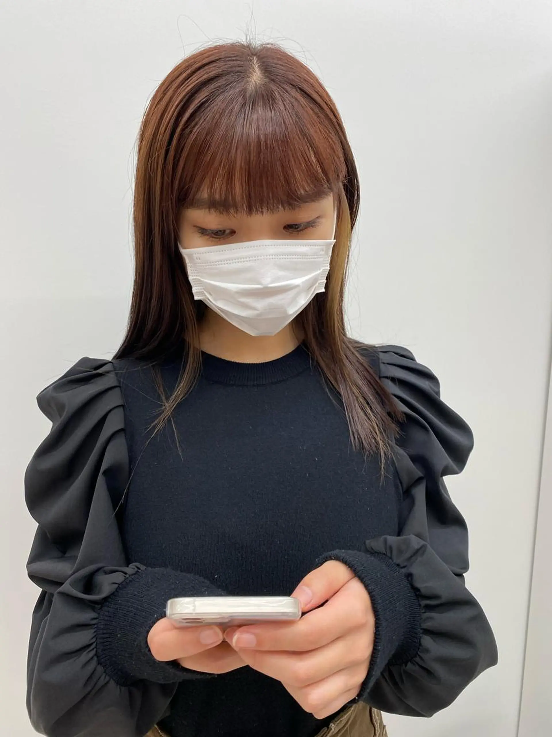 セミロング カラー インナーカラー カット ヘアカラー トリートメント 仲川 和人のヘアスタイル